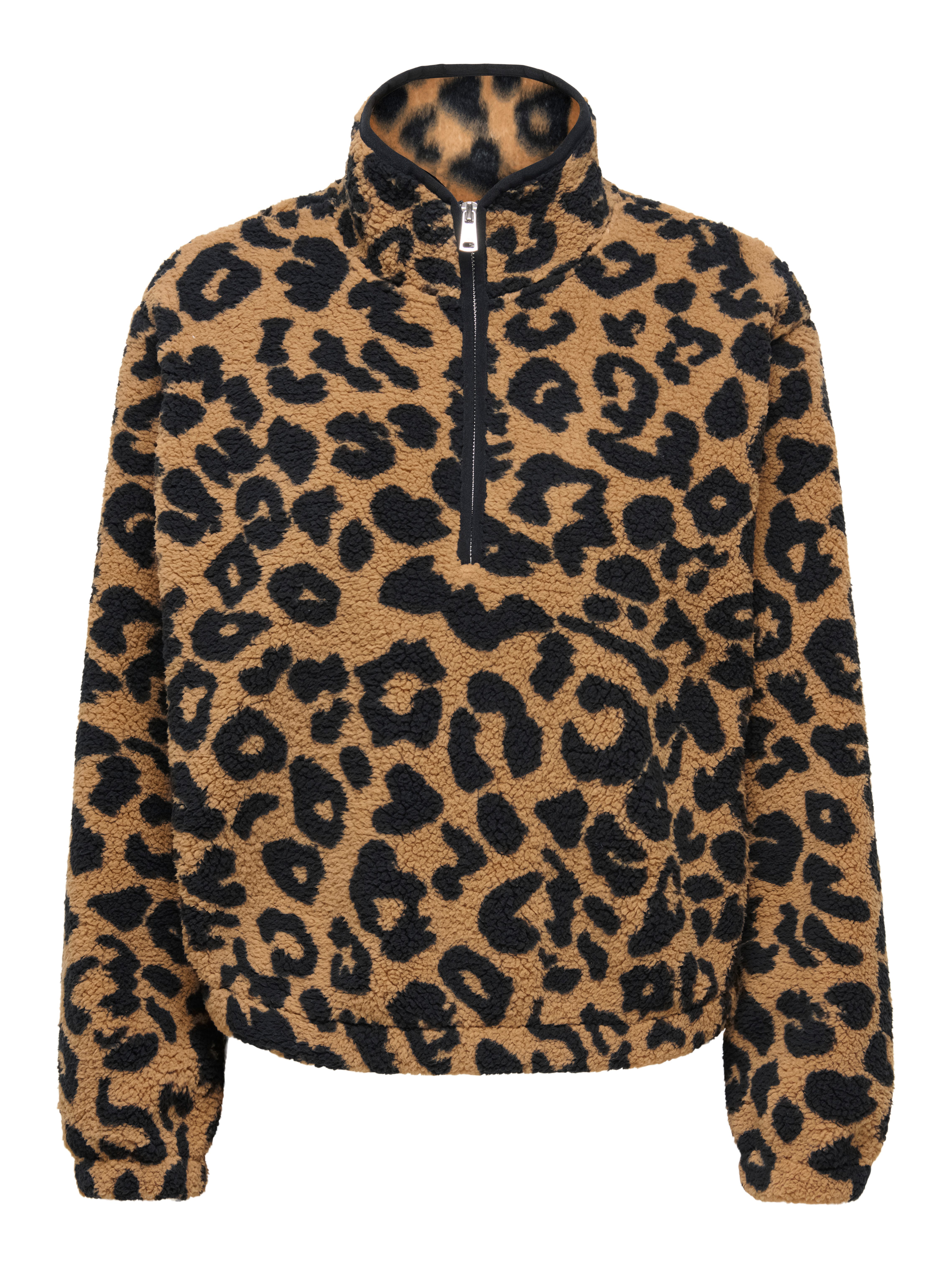 ONLY Sweatshirt ONLNEW DALLAS L/S HIGHNECK ZIP SWT NOOS Kunstfaser, regular fit
