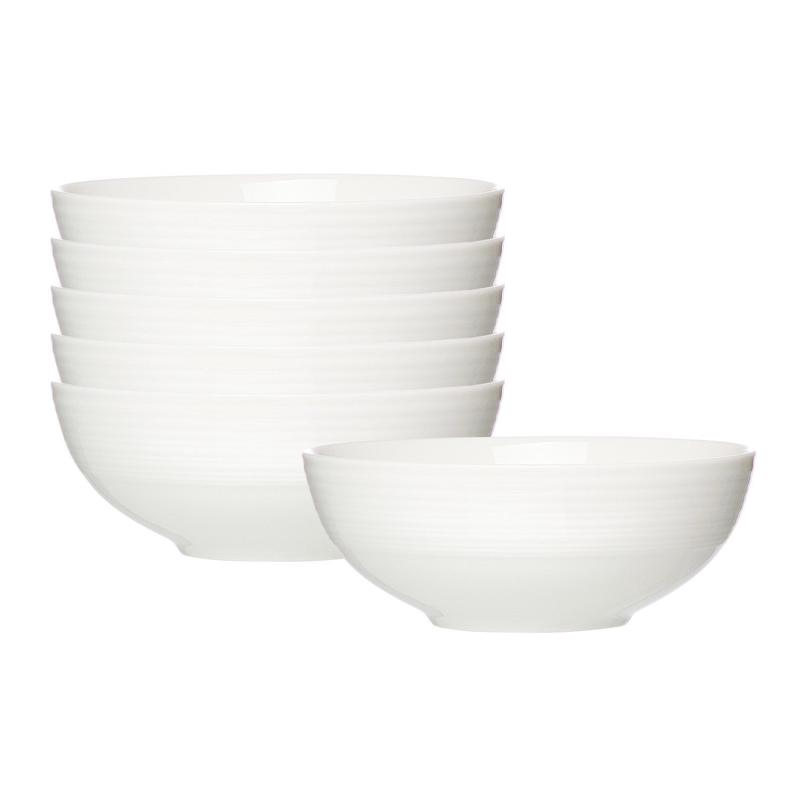 Ritzenhoff & Breker Schale Levi Servierschalen Ø 17,5 cm 6er Set, Porzellan, (6x Schale, 6-tlg)