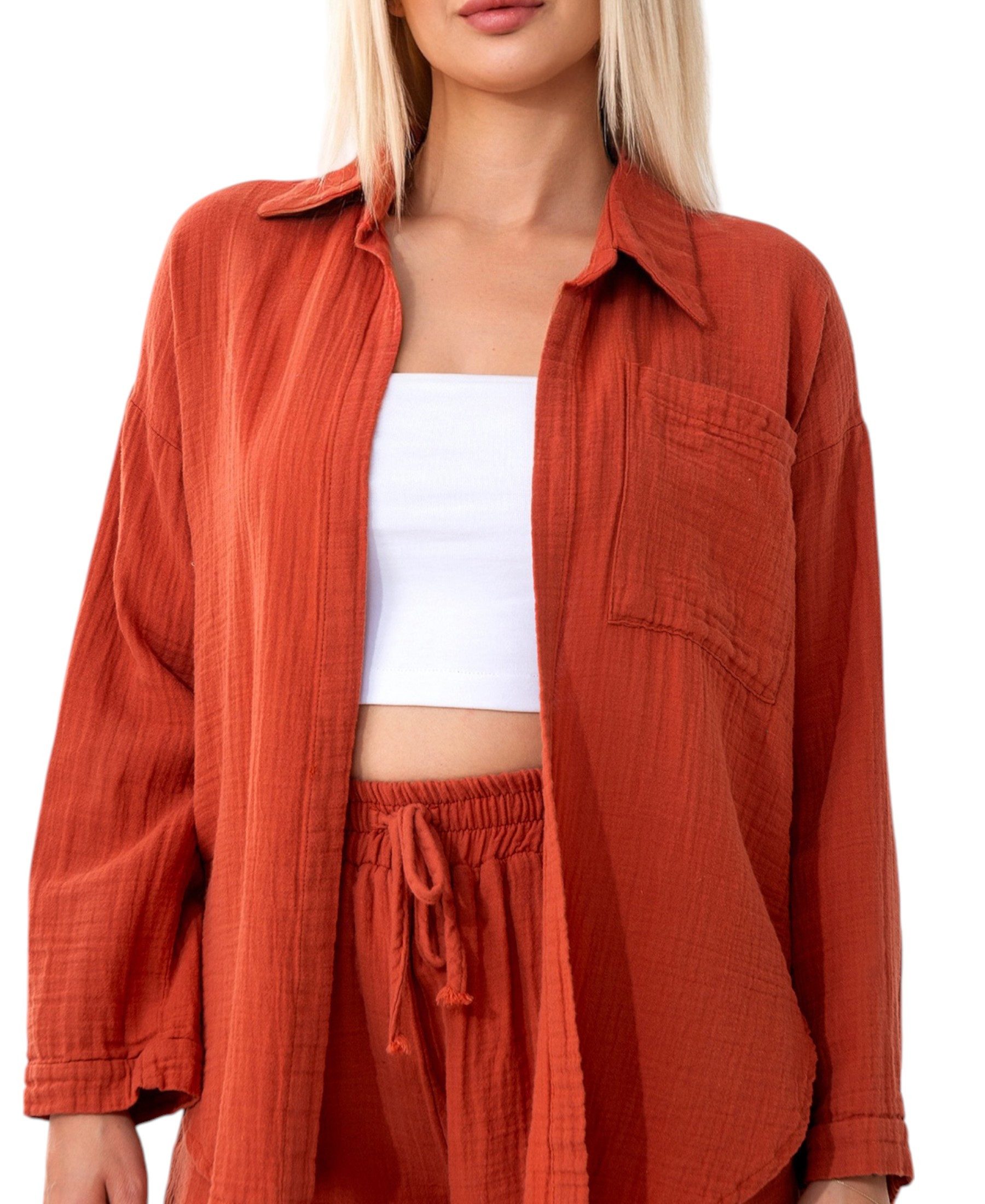 WENOR Hemdbluse Damen aus Musselin - günstig online kaufen