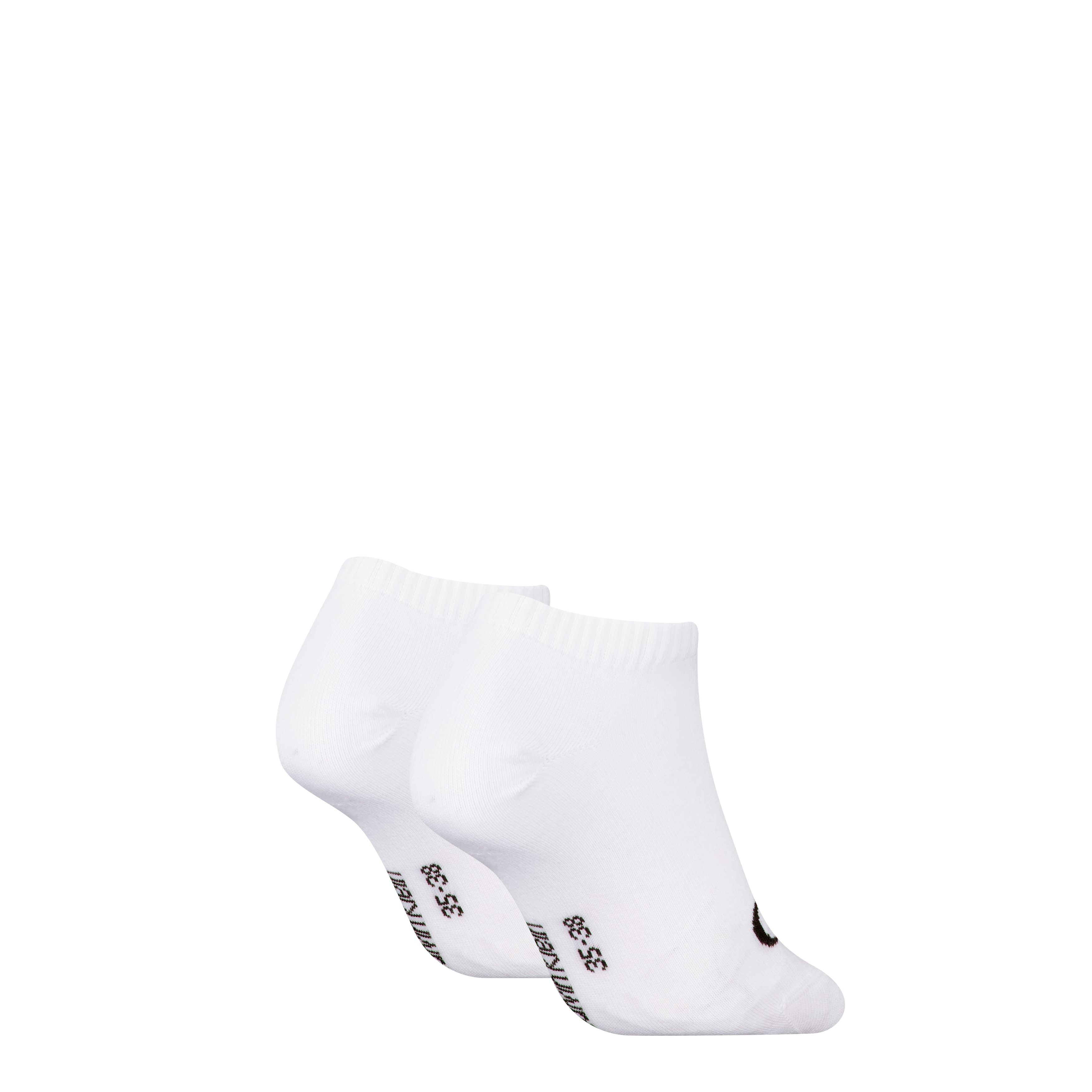 Calvin Klein Jeans Sneakersocken CKJ WOMEN SNEAKER MONOGRAM (2 Paar) Rippenbündchen, Logostickerei vorn