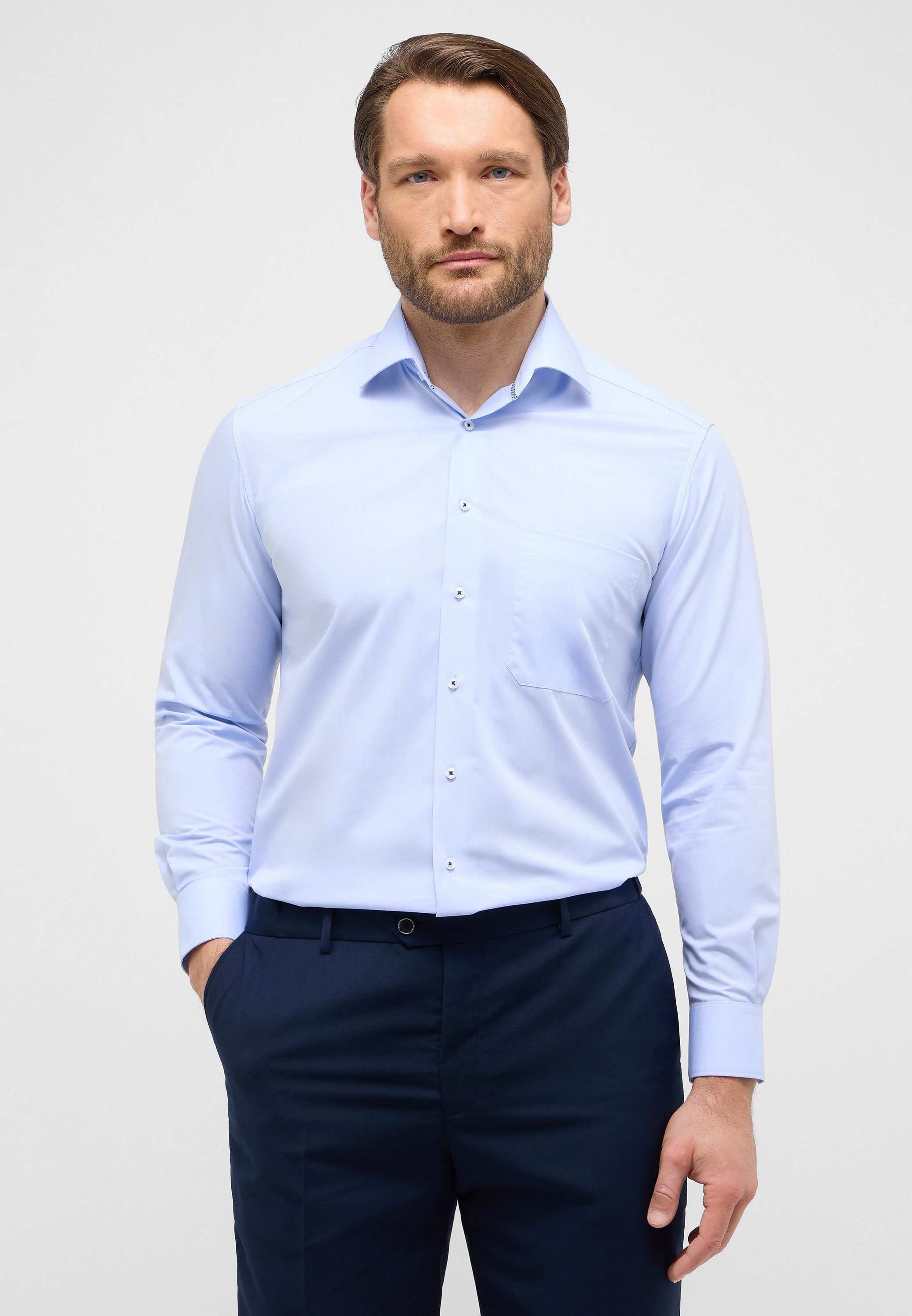 Eterna Langarmhemd COMFORT FIT NON IRON günstig online kaufen