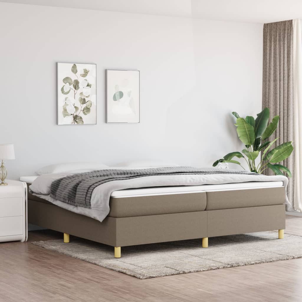 furnicato Bett Bettgestell ohne Matratze Taupe günstig online kaufen