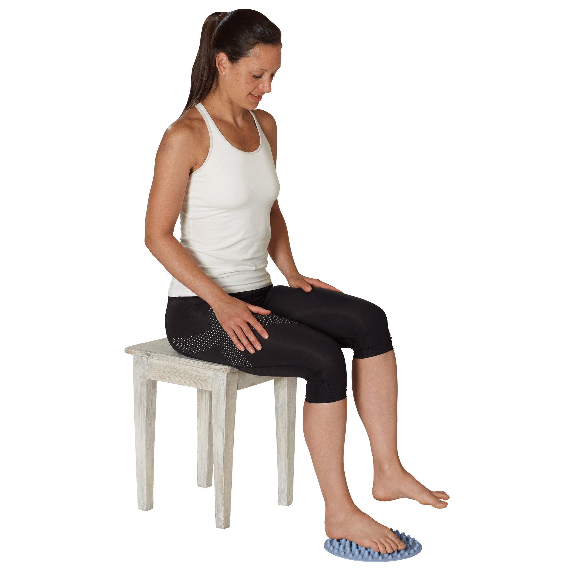 pedalo® Akupressurmatte Fußmassage-Regenerationsmatte I Massagematte I Regeneration (Stück, Noppenkissen für Füße), Naturkautschuk, wasserverträglich auch für Duschkabine
