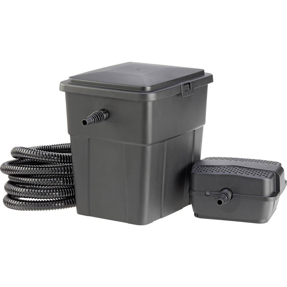 Pontec Teichfilter Durchlauffilter- Komplettset 51226, mit UVC-Klärgerät