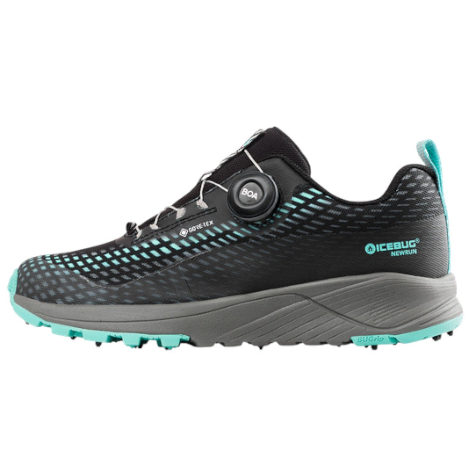 Icebug NewRun BUGrip GTX (BOA® Fit System, wasserdicht, mit Spikes) Laufschuh