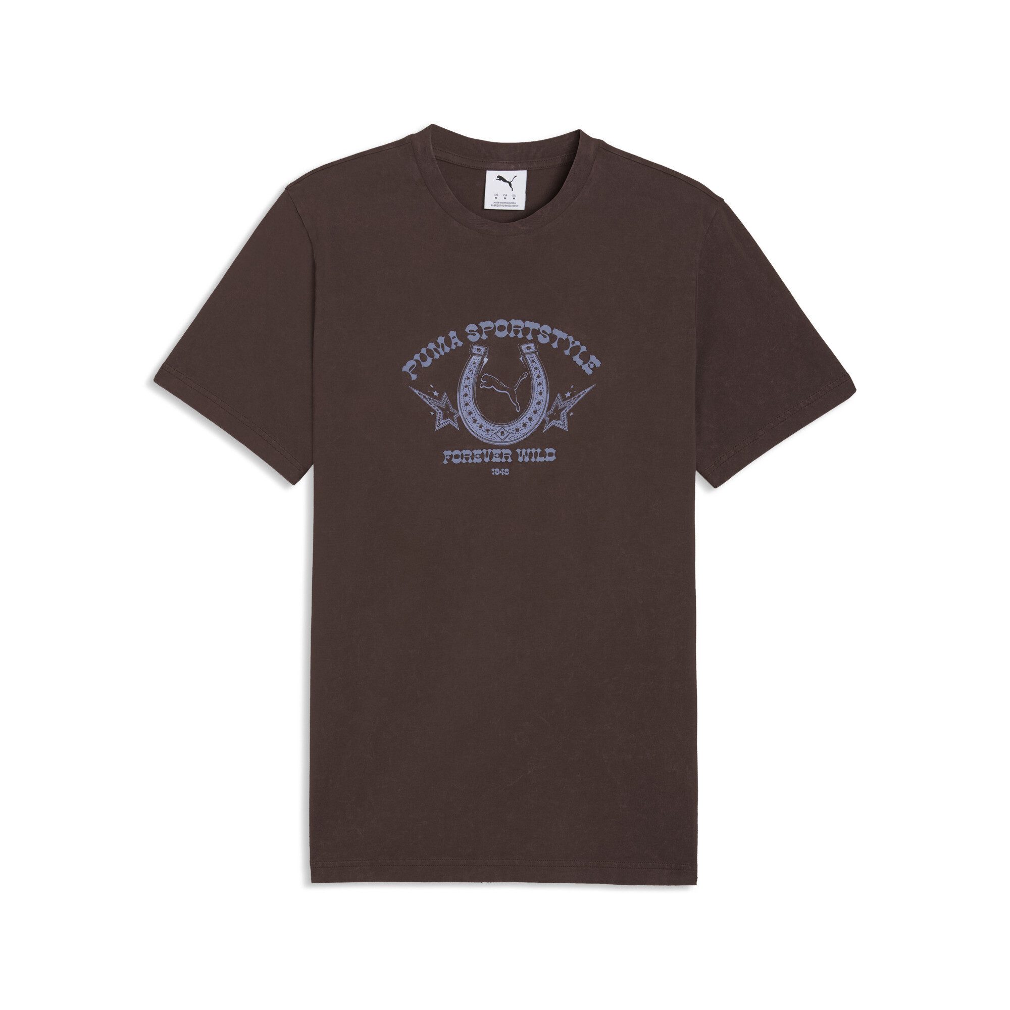 PUMA T-Shirt Graphic Retro Washed T-Shirt Herren