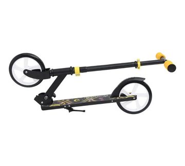 DOTMALL Fahrradpedale 2-Rad-Kinderroller mit verstellbarem Lenker, Gelb