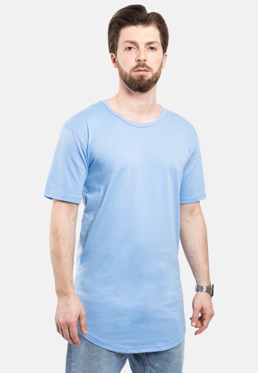 Longline Blackskies Round Medium Himmelsblau T-Shirt T-Shirt