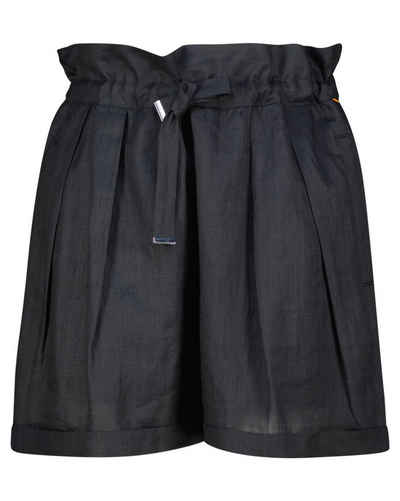 BOSS Shorts Damen Paperbag-Shorts TURRINA aus Ramie (1-tlg)