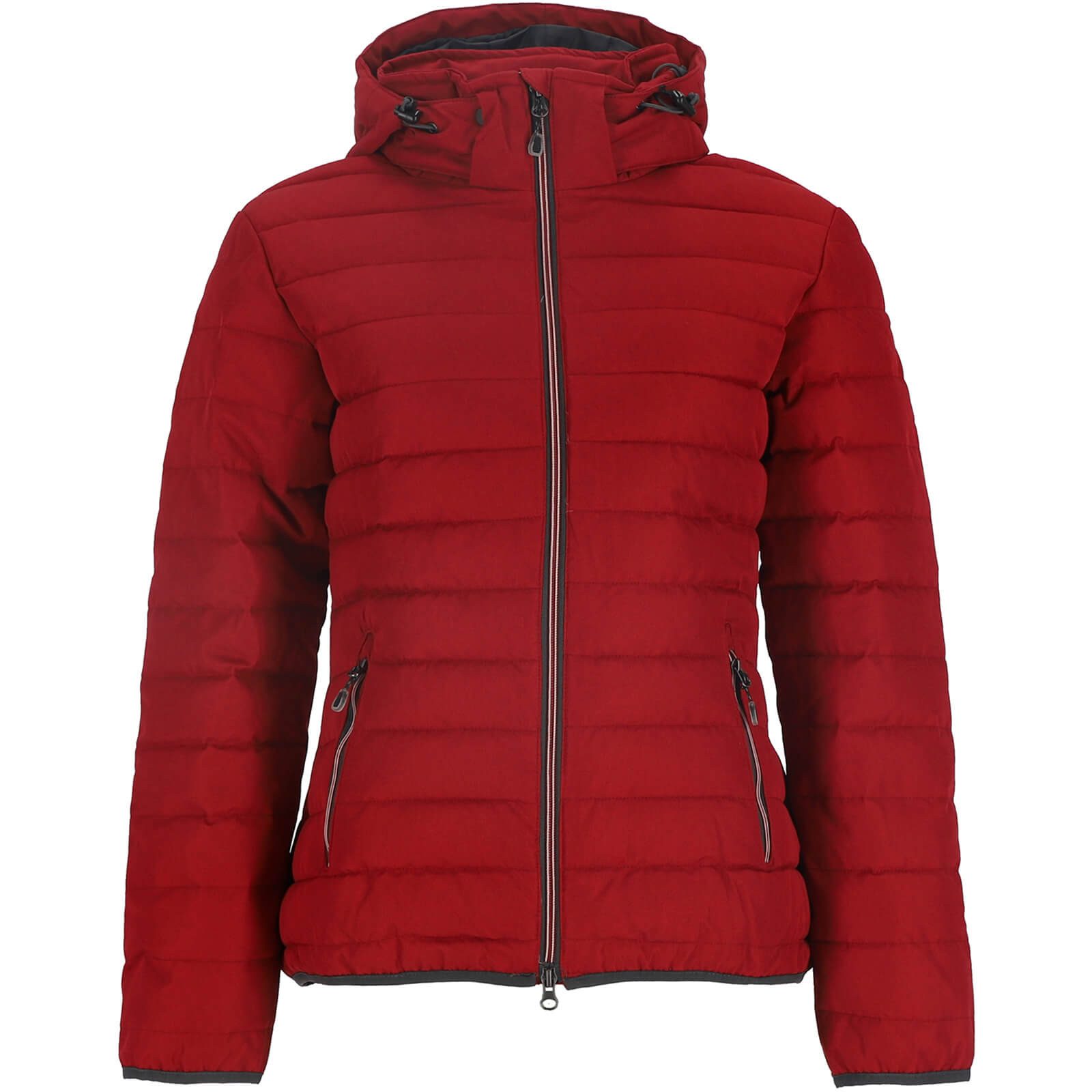 Blue Wave Steppjacke Damen Jacke Nina gesteppt - Leichte Jacke Übergangsjacke Outdoor Melange-Optik, Abnehmbare & verstellbare Kapuze, 2-Wege-Reißverschluss – Bild 4 von 5