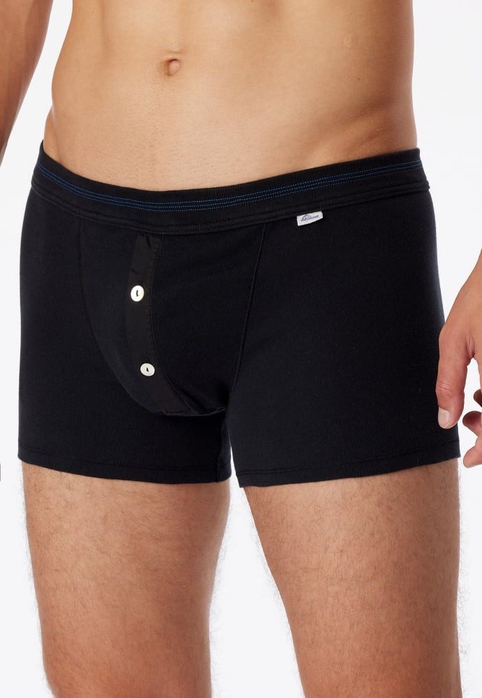 Schiesser Boxershorts Unterwäsche Revival Karl-Heinz schwarz günstig online kaufen