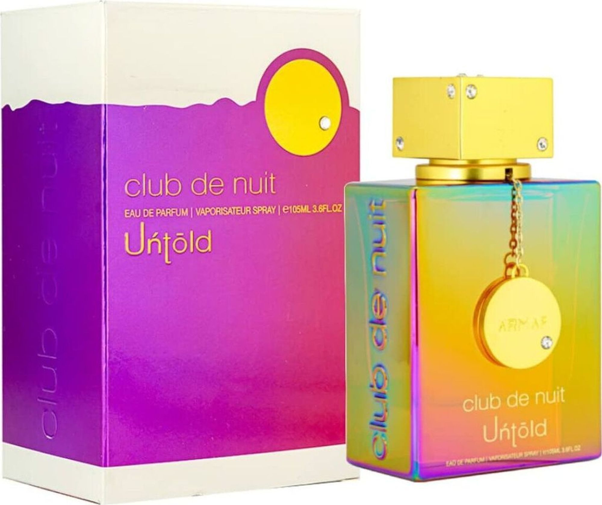 armaf Duft-Set Club de Nuit Untold Eau de Parfum (EDP) Damen Herren Spray, Süß-holziger Duft mit Safran, Jasmin und Zedernholz