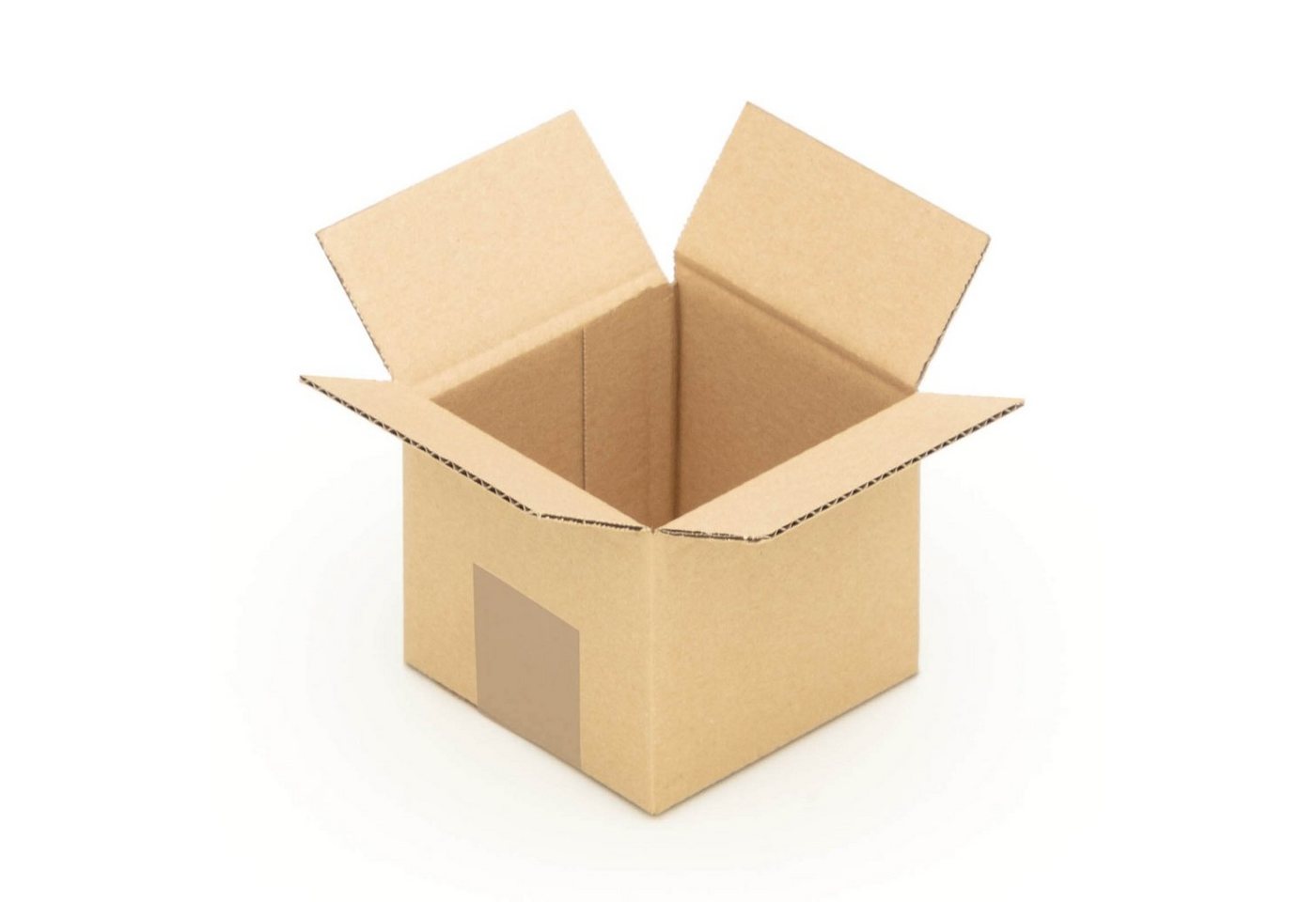 Thumbnail - KK Verpackungen Versandkarton, Faltkartons 113 x 113 x 100 mm Postversand Warenversand Wellpappkarton