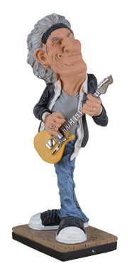 Vogler direct Gmbh Dekofigur Funny Life-Rockstar Keith von der berühmtesten Rockband der Welt, von Hand coloriert, aus Kunststein, LxBxH ca. 8x6x17cm