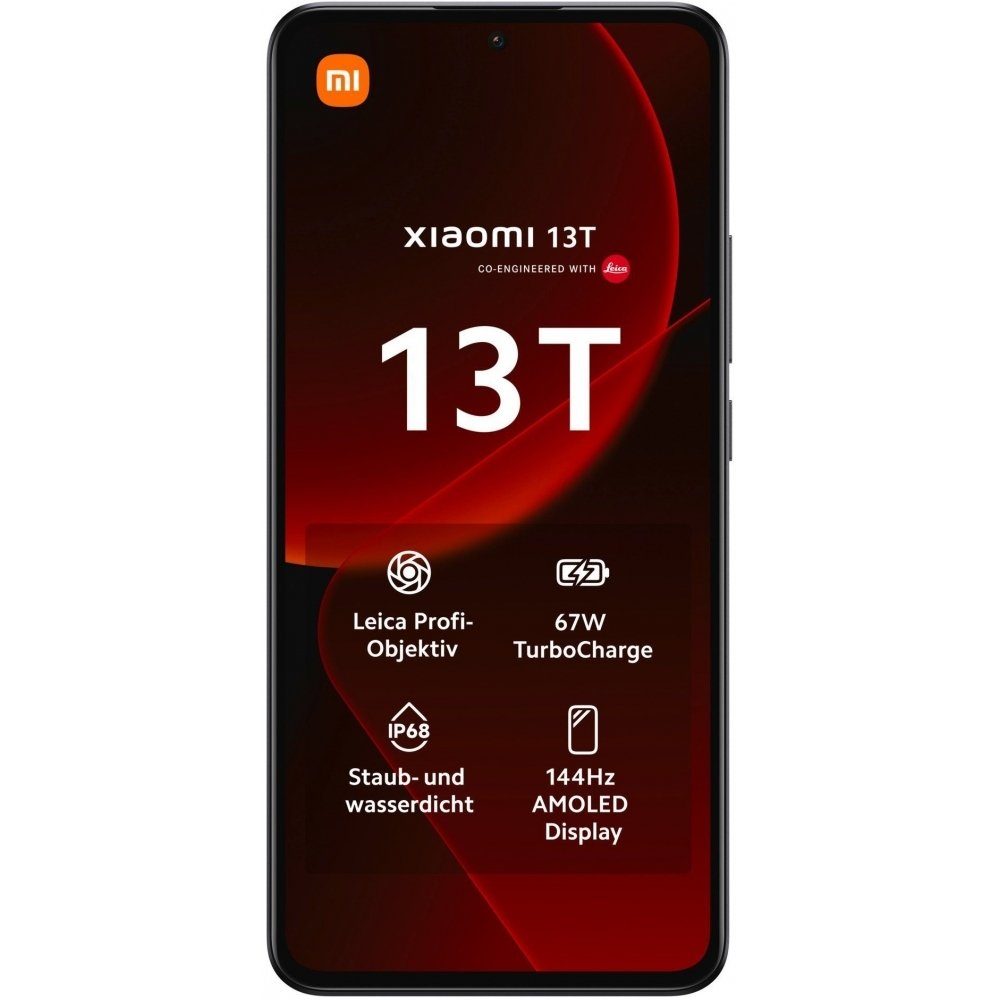 Xiaomi 13T 5G 256 12 black GB (6,67 Speicherplatz) 256 GB Zoll, Smartphone / - Smartphone - GB