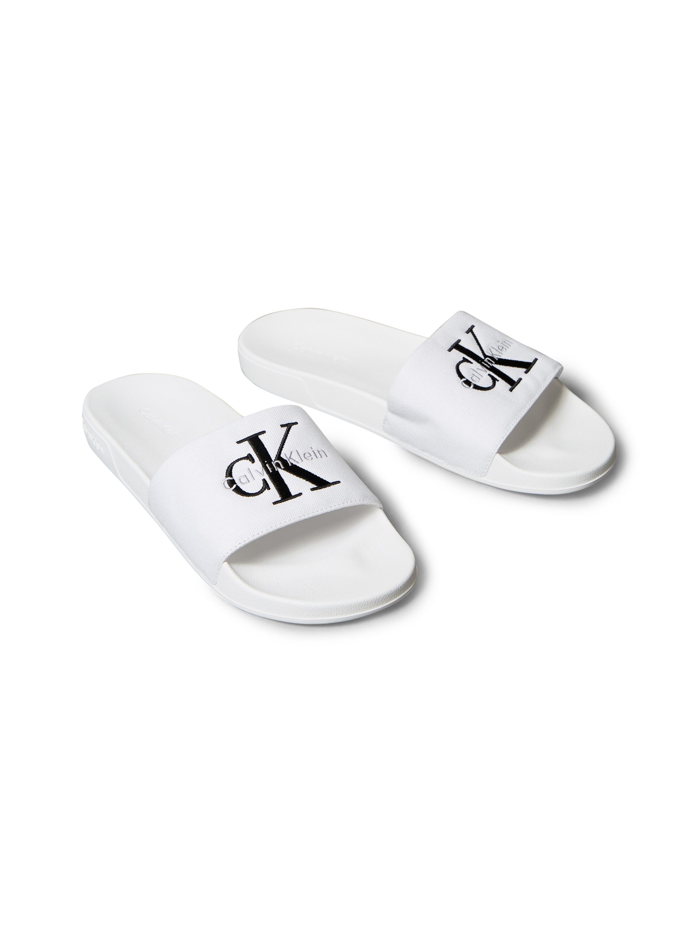Calvin Klein Jeans ESS SLIDE CV Pantolette Badeschuh, Flat, Poolslides mit günstig online kaufen