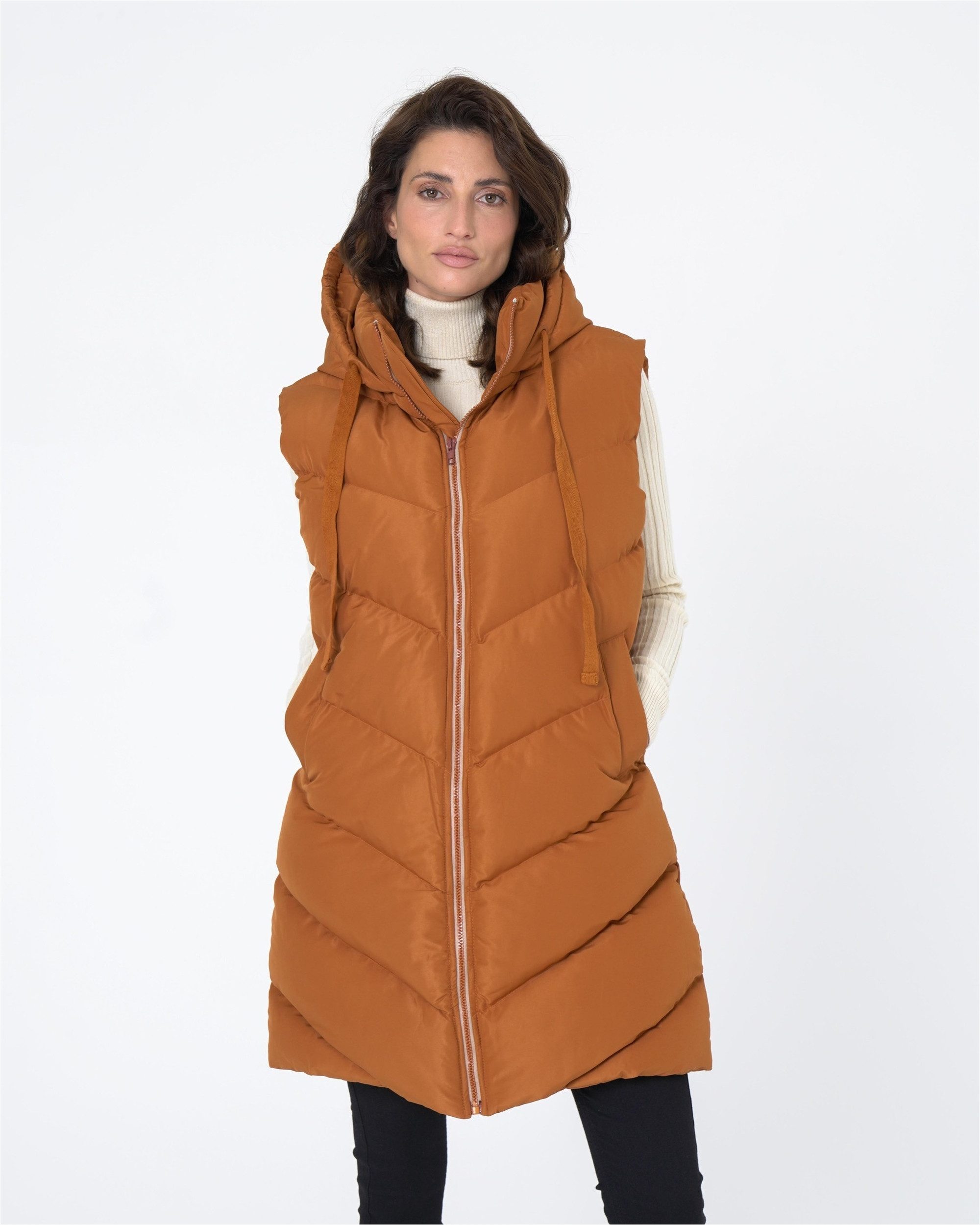 freshlions Steppweste Elisa (1-tlg) mit langem Schnitt günstig online kaufen