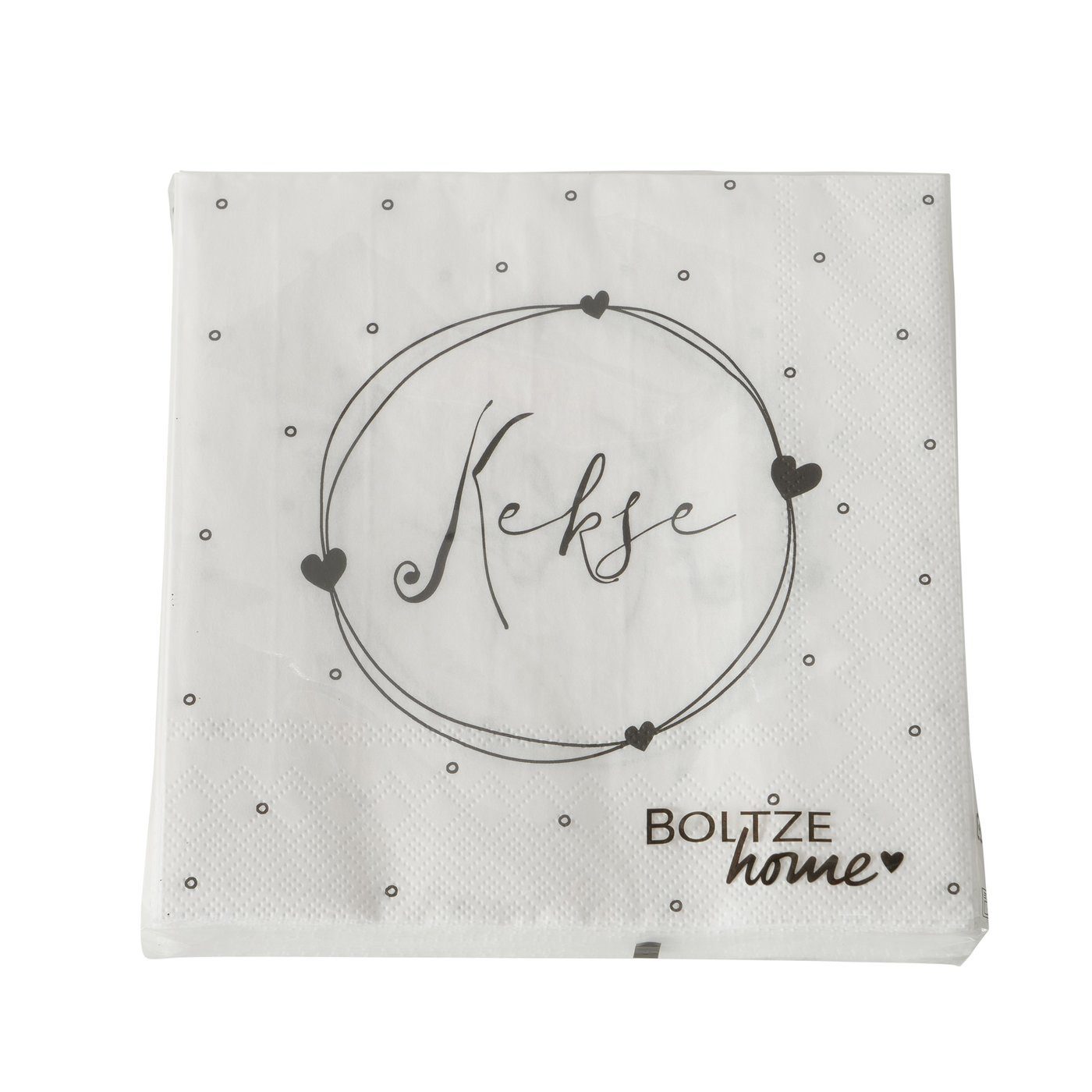 BOLTZE Papierserviette Boltze Servietten 3er Set - Kekse, Waffeln, Süßes, (60 St)