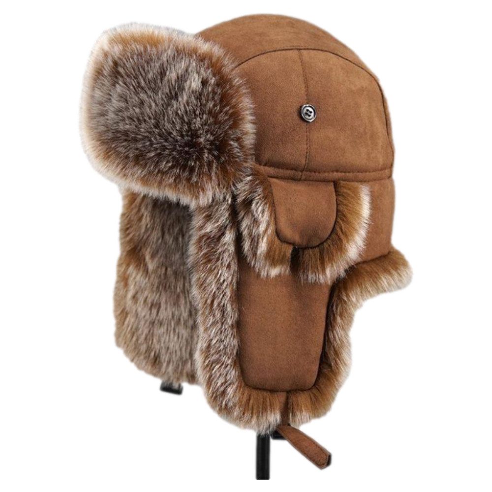 Blusmart Plüschmütze Winter Plüsch Bomber Hüte für Frauen Männer (Warme Schnee Motorhaube Earflap Hüte, Wasserdicht, wärmer) Für verschiedene Winteraktivitäten im Freien