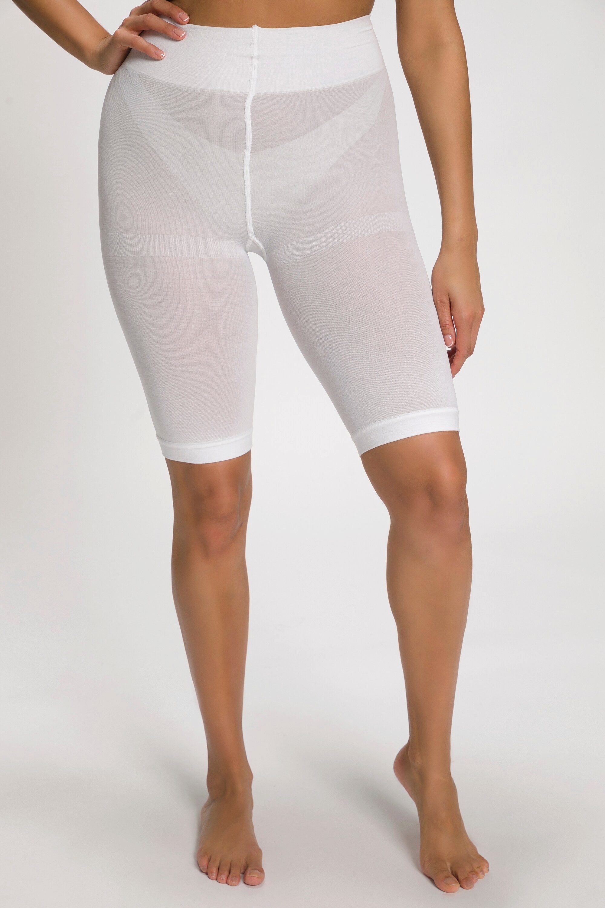 Ulla Popken Shapingpants Strumpf-Radler 80 den Oberschenkelschutz knielang