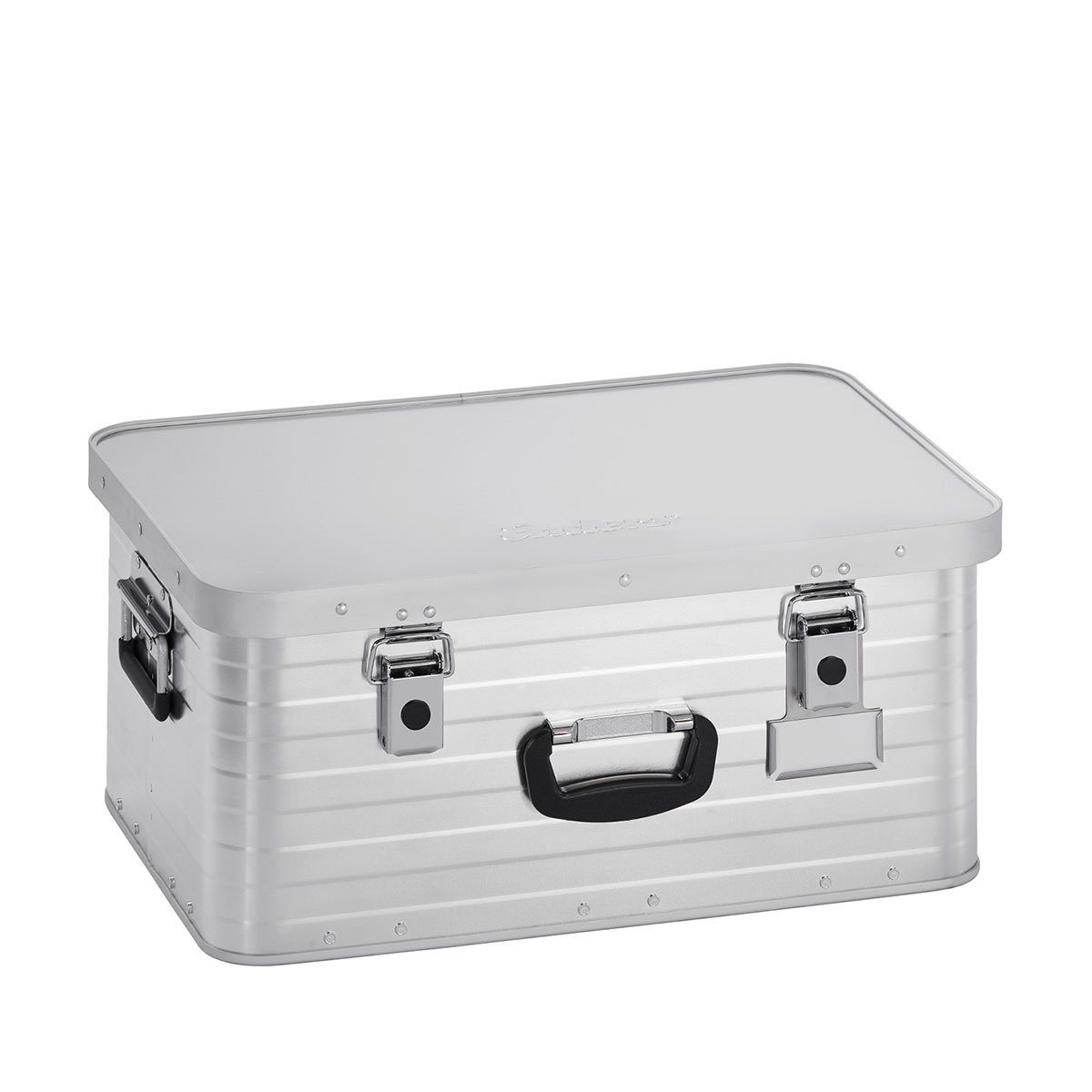 Enders® Aufbewahrungsbox Alubox 29 L + Alubox 47 L inkl. 2x Schloss-Set, Alukiste Transportbox Lagerbox Alukoffer Metallkiste Alubox
