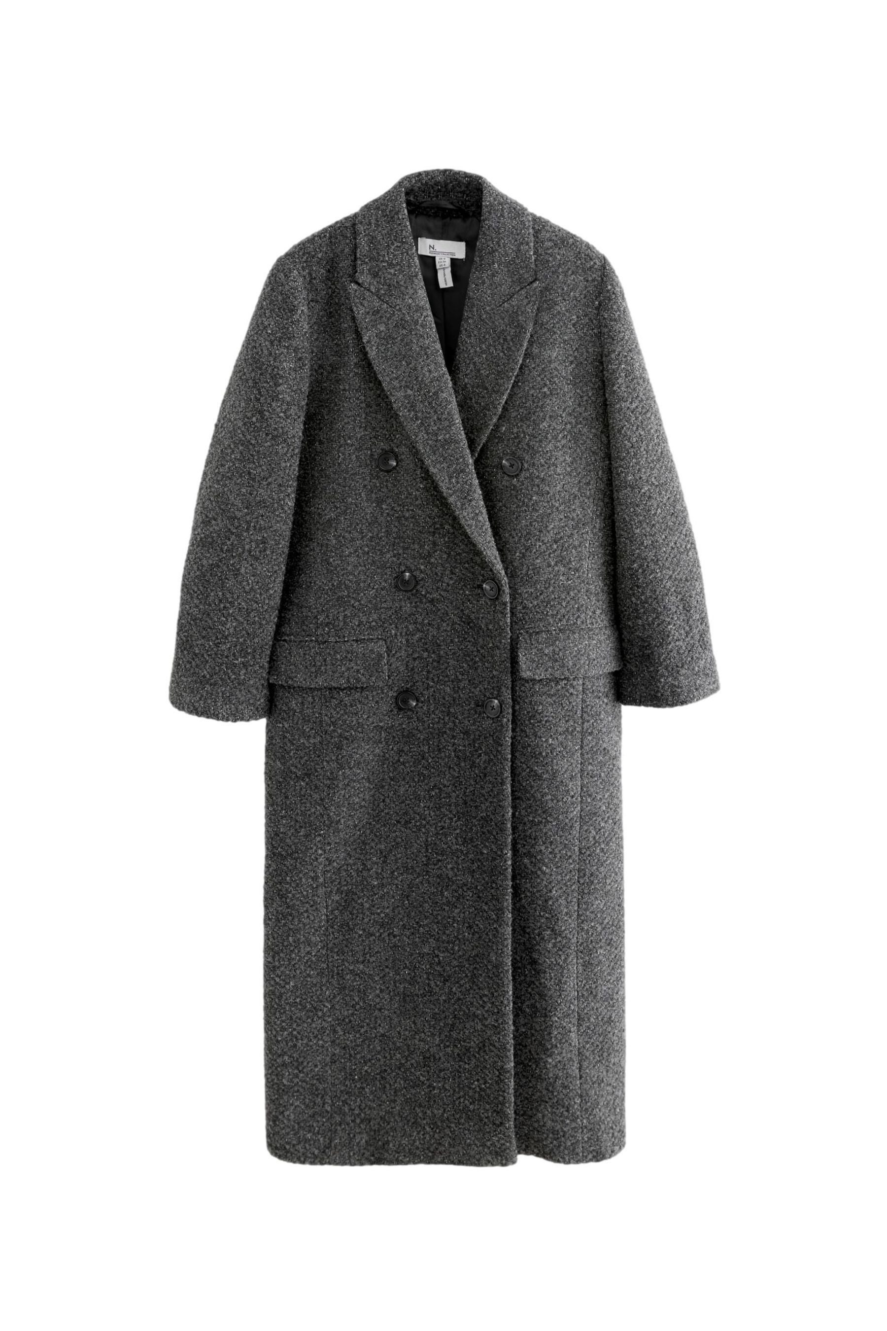 Langmantel Premium Crombiemantel mit Struktur