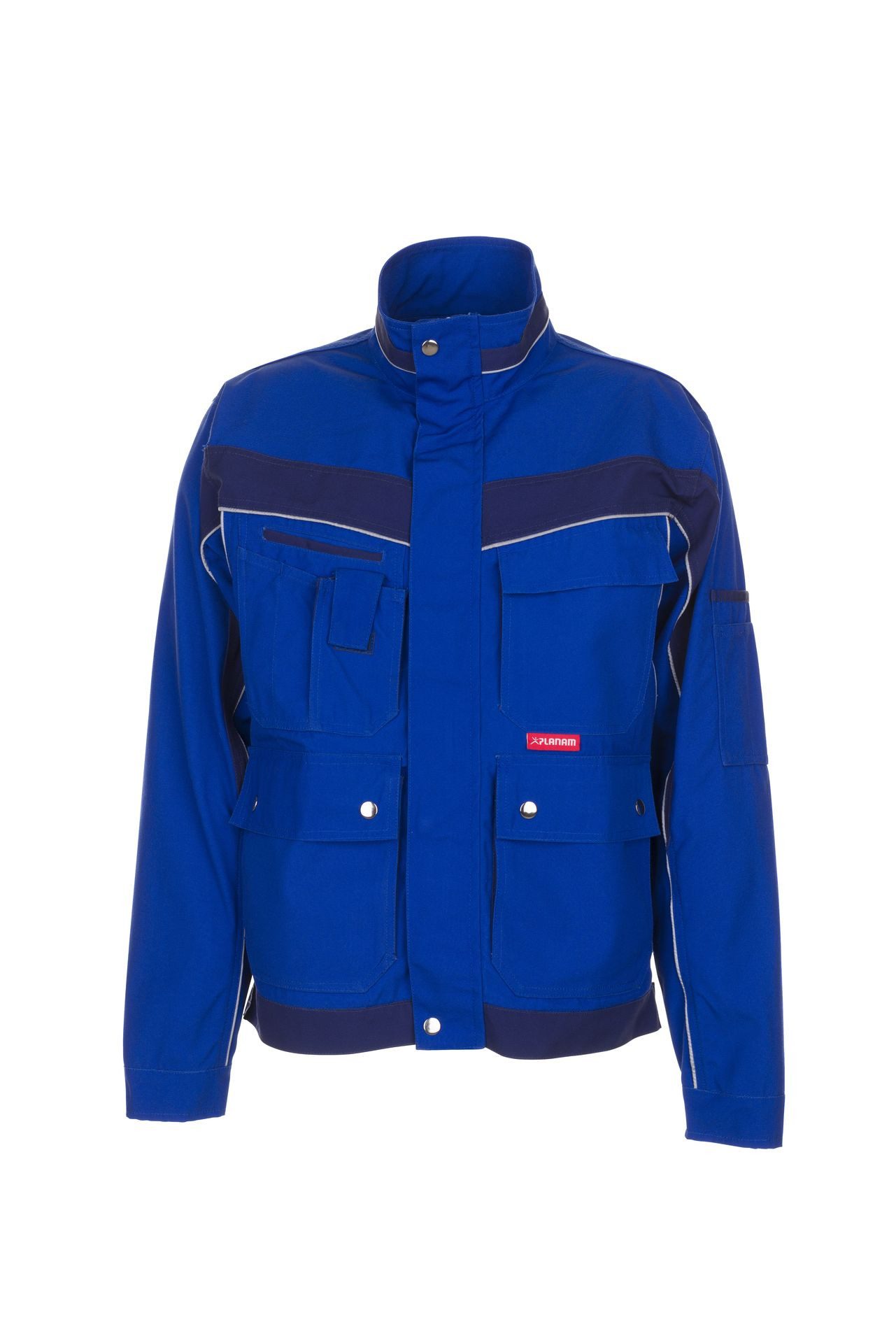 Planam Arbeitsjacke PLANAM Herren Bundjacke PLALINE Canvas Kornblumenblau/Marine