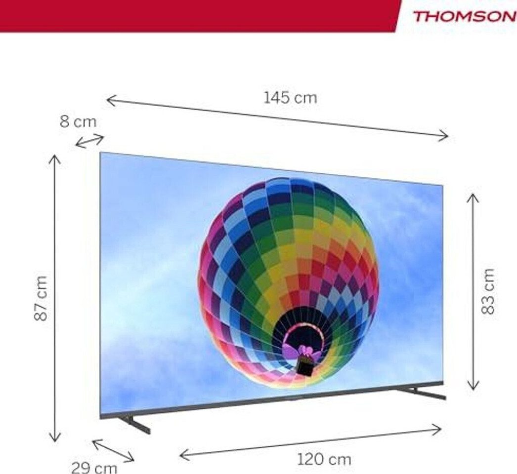 Thomson 65QG4S14 OLED-Fernseher (65 Zoll, Smart-TV-Funktionen integriert)
