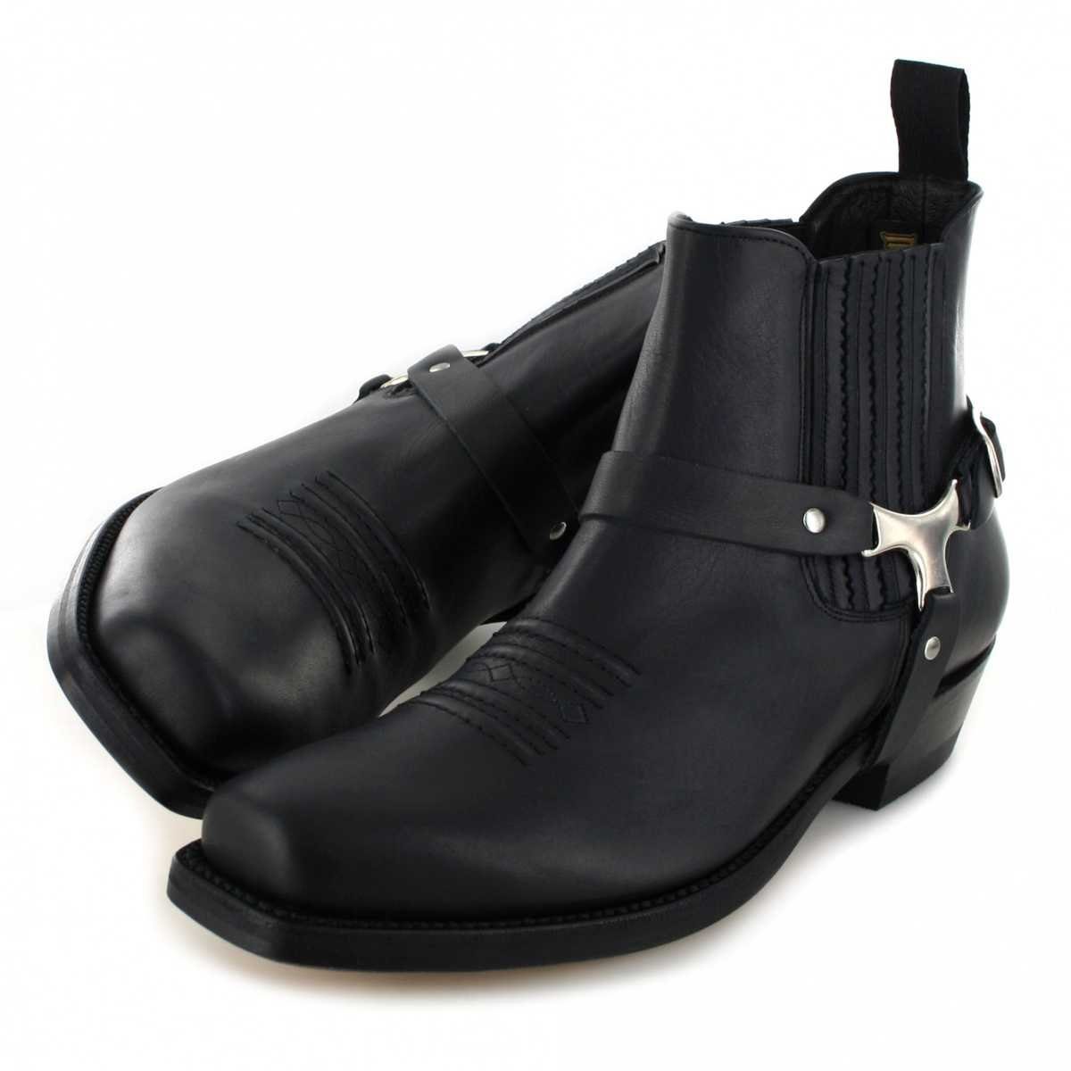 Mayura Boots MB024 Schwarz Bikerboots Rahmengenähte günstig online kaufen
