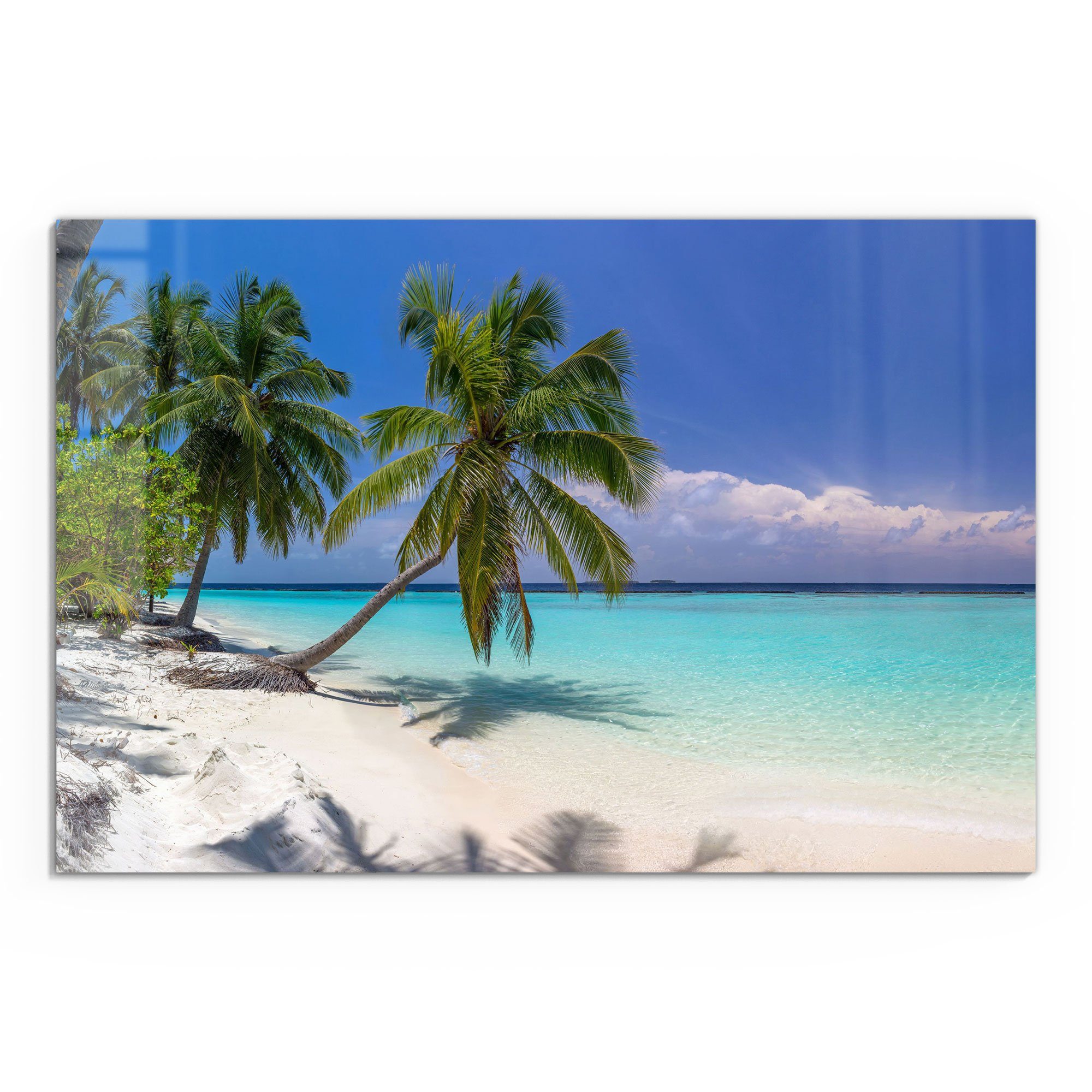 DEQORI Glasbild 'Paradiesischer Strand', 'Paradiesischer Strand', günstig online kaufen