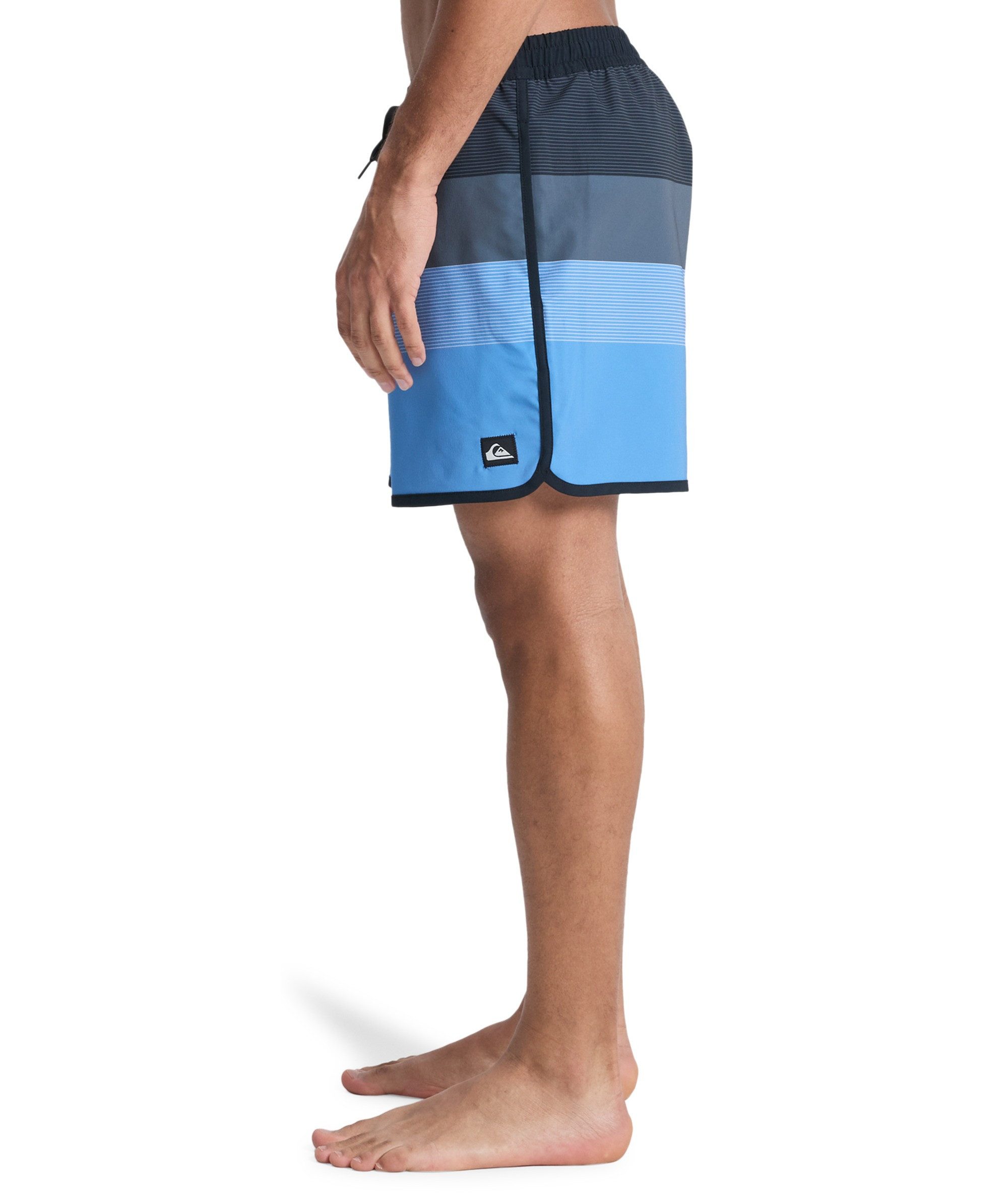 Quiksilver Badeshorts STRETCH SCALLOP VOLLEY 16 schnell trocknendes Material, aus Polyester und Elasthan