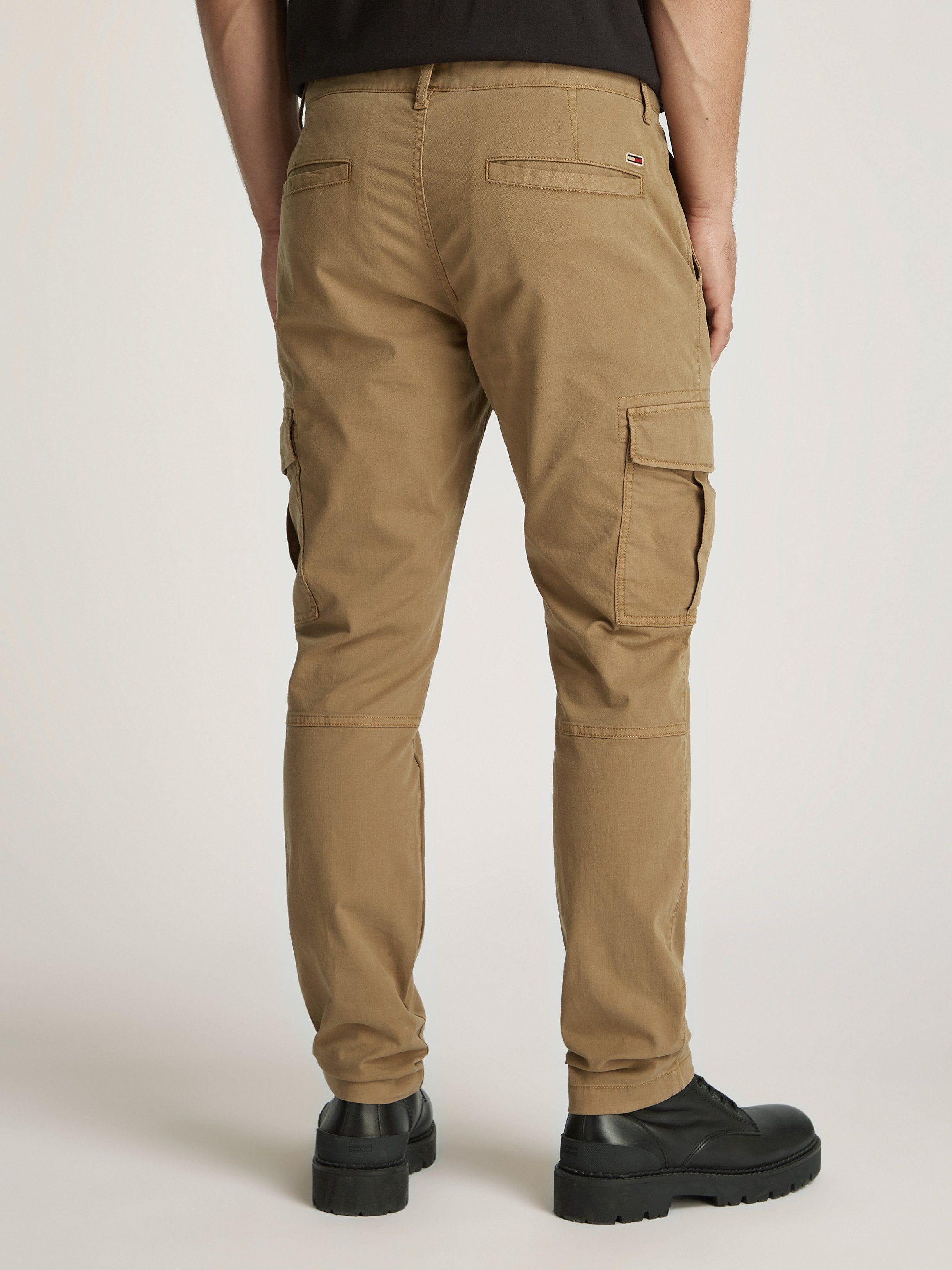 Tommy Jeans Cargohose TJM AUSTIN CARGO mit Logostickerei günstig online kaufen