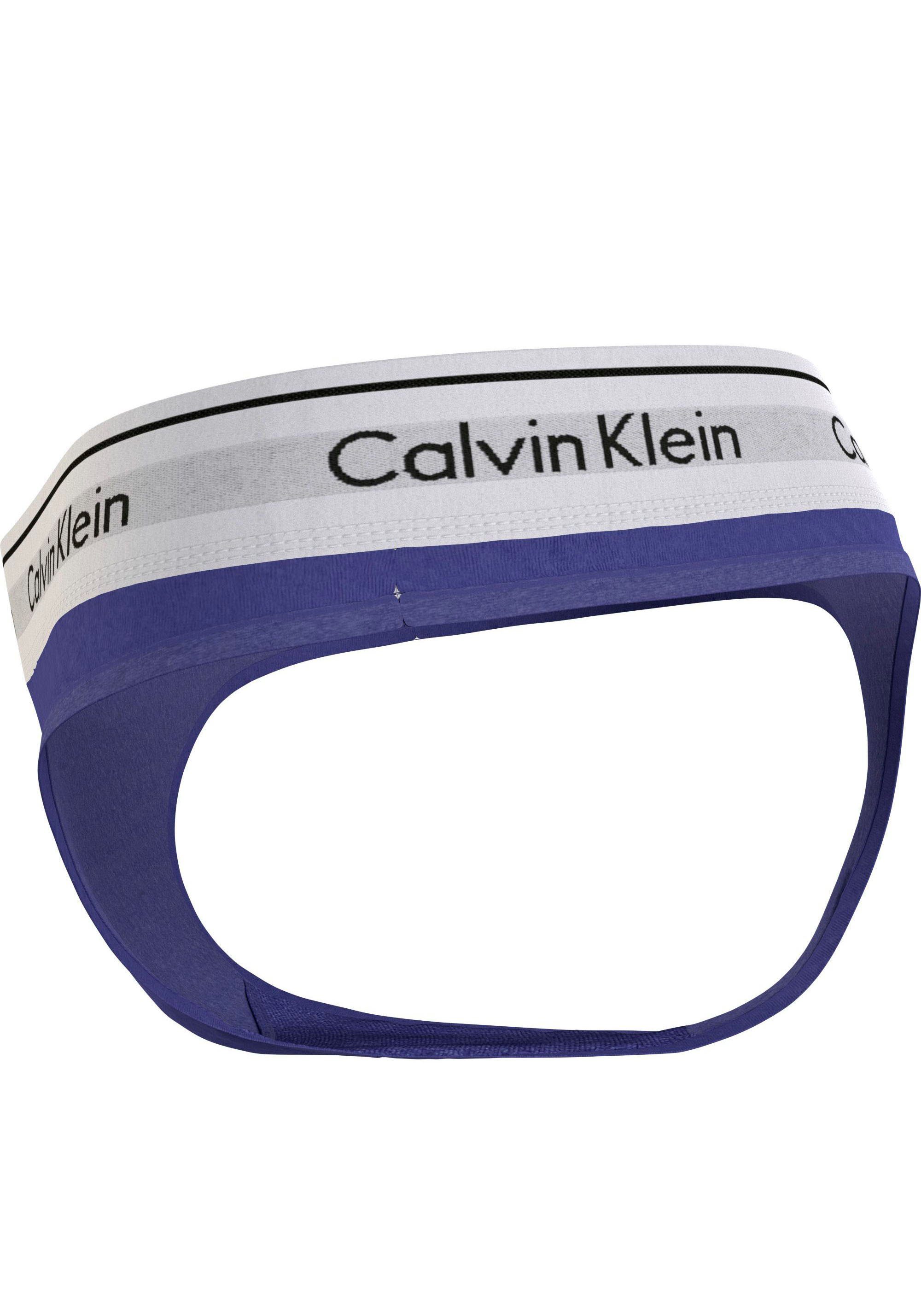 Calvin in T-String Größen (FF) Klein Size blau THONG Underwear Plus