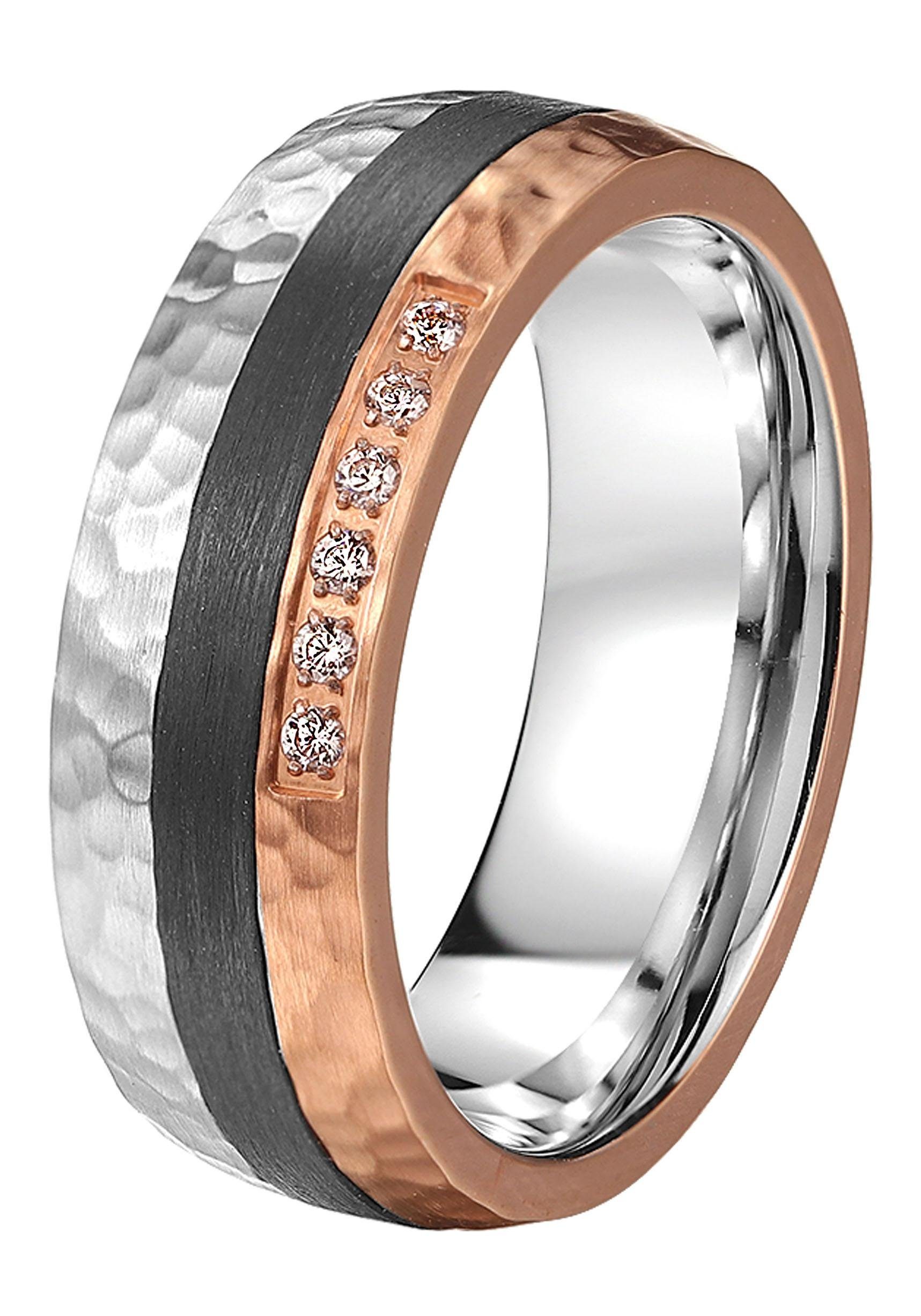 DOOSTI Trauring Schmuck Geschenk Edelstahl Trauring Ehering Partnerring LIE günstig online kaufen