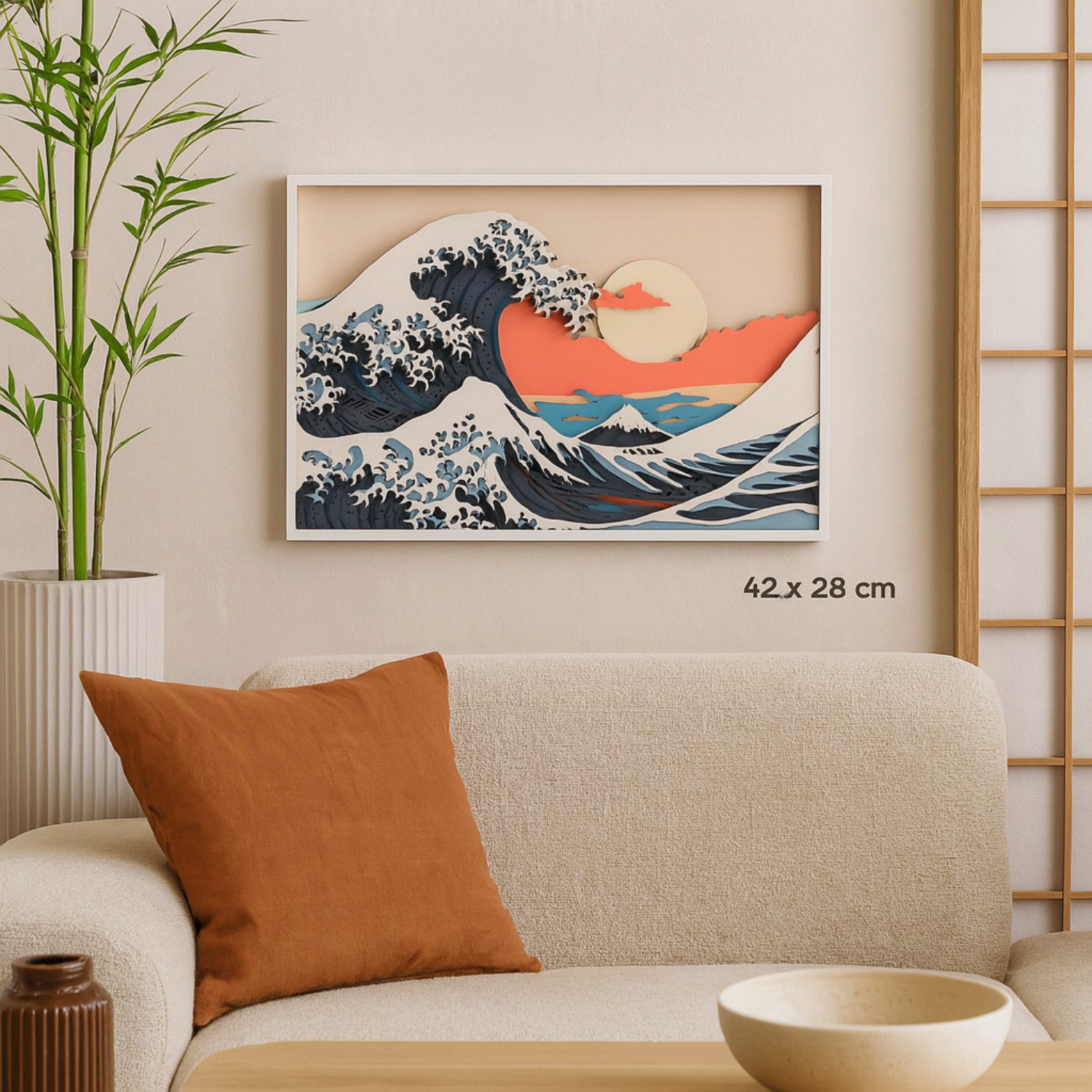 MagicHolz Wandbild MagicHolz Magic Wall Kunst 3Der Wandbild