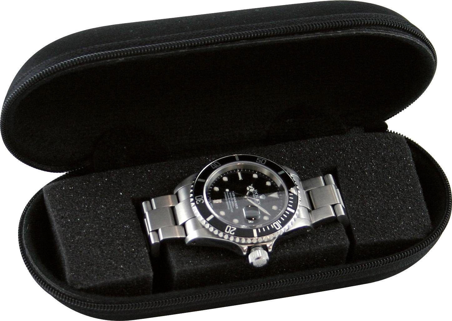 Boxy Uhrenetui 324197, Aufbewahrung, Reiseetui, für Uhren mit max. Ø 45mm