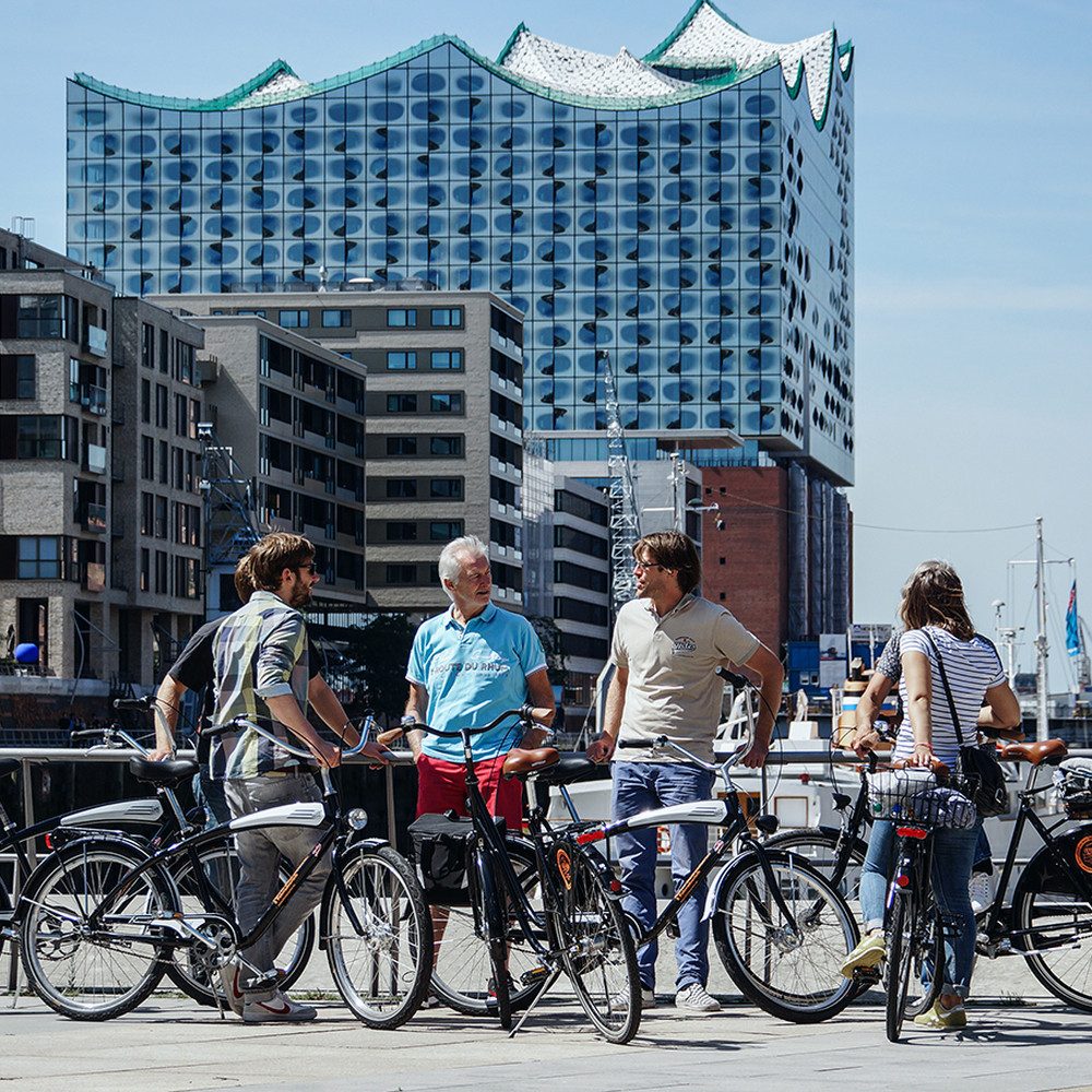 Jochen Schweizer Erlebnisgutschein Fahrradtour Hamburg (3,5 Stunden), Auf dem Drahtesel durch Hamburg!