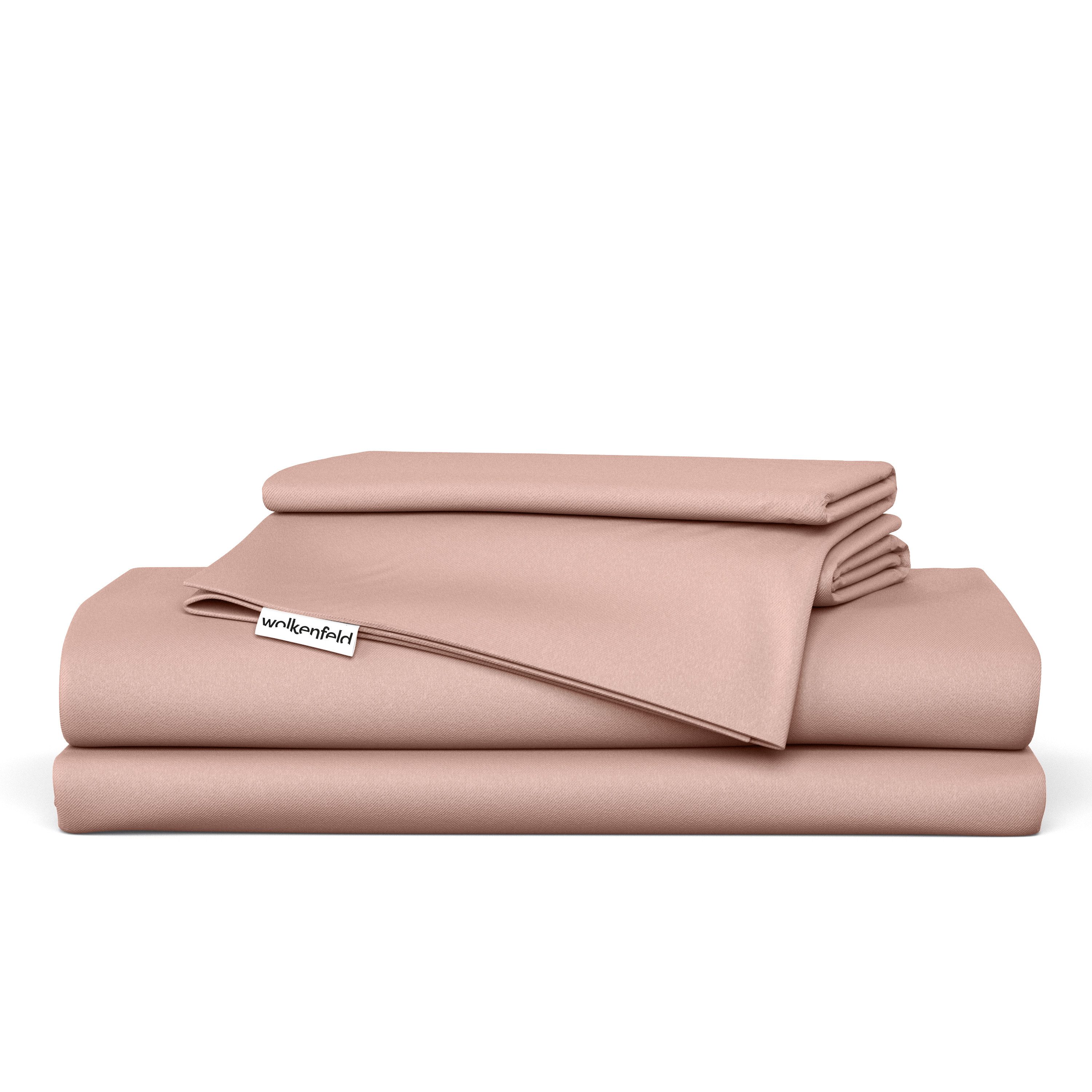 Wolkenfeld Bettwäsche Sommer-Bettwäsche Mako-Satin Baumwolle, Mako-Satin, günstig online kaufen