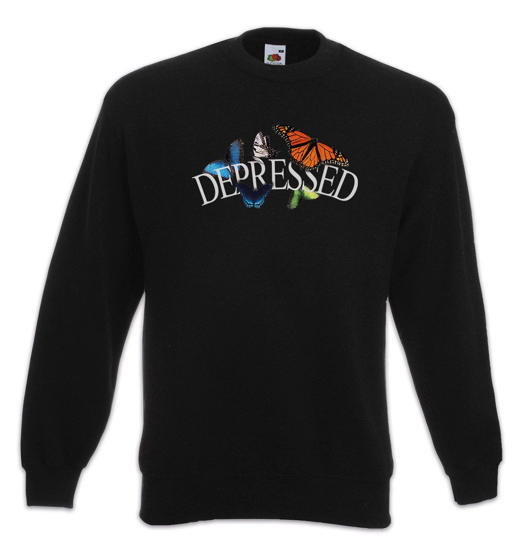 Sweatshirt Depressed Butterflies Sweatshirt Depression Tattoo Schmetterling