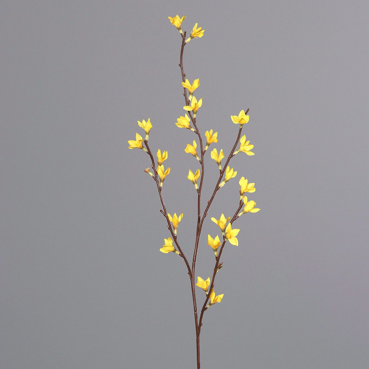 Kunstzweig Forsythienzweig 75cm DP Kunstblumen Goldflieder günstig online kaufen