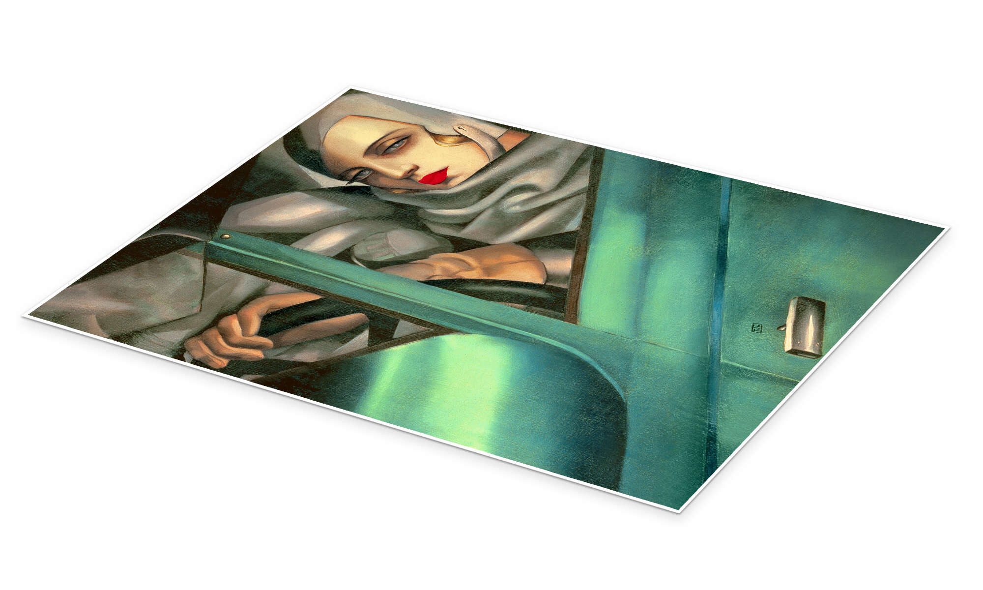 Posterlounge Wandbild Mein Porträt, 1929, Tamara de Lempicka, erhältlich als Poster, Leinwandbild, Wandsticker oder Acrylglasbild