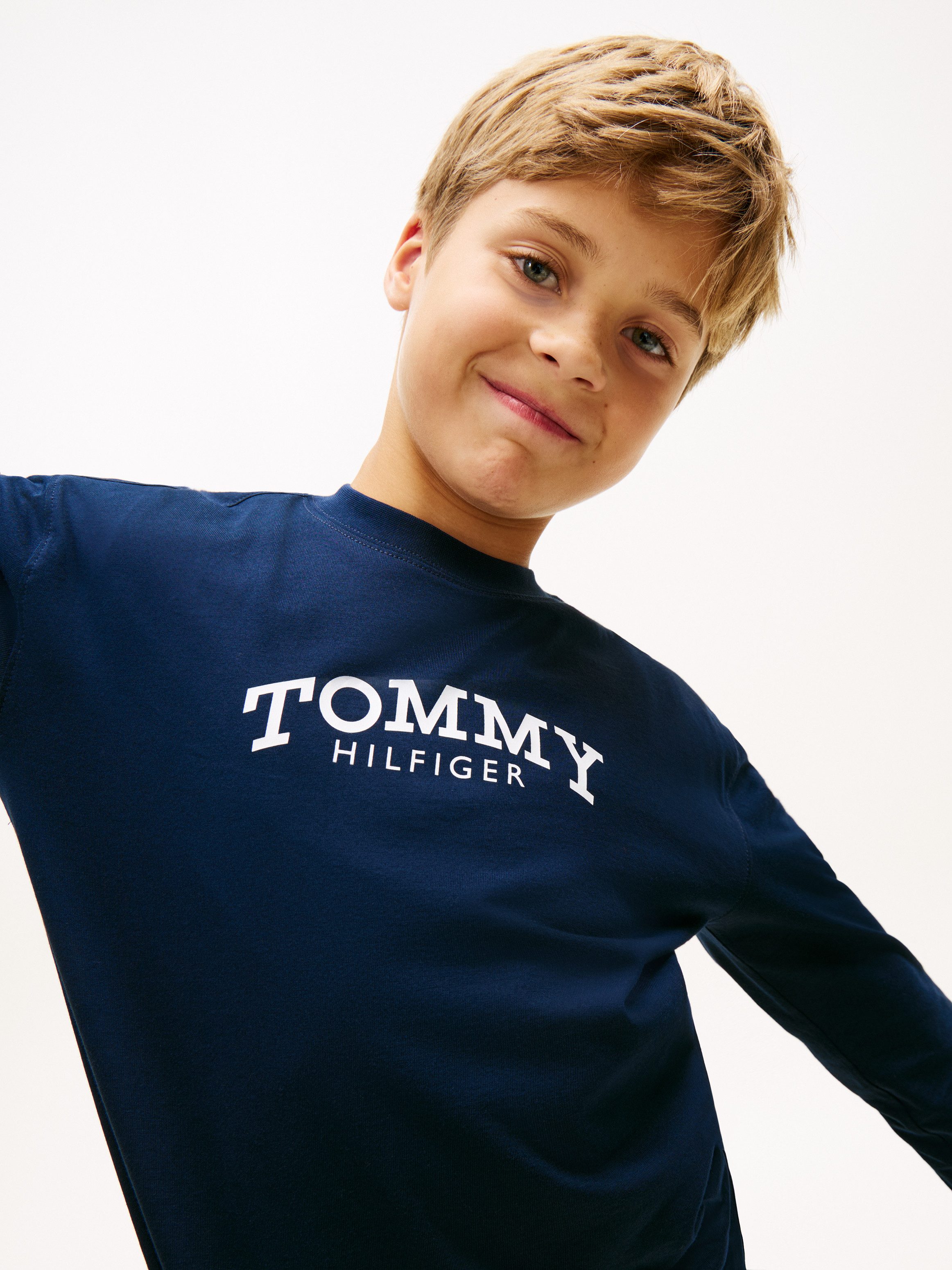Tommy Hilfiger Langarmshirt Regular fit, für Kinder bis 16 Jahre
