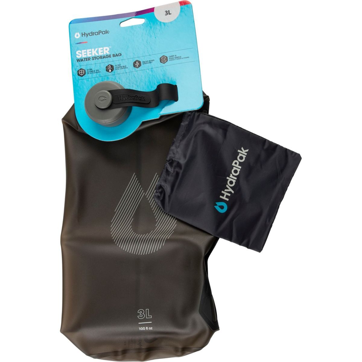 HydraPak Trinkflasche Seeker 3L Trinktank