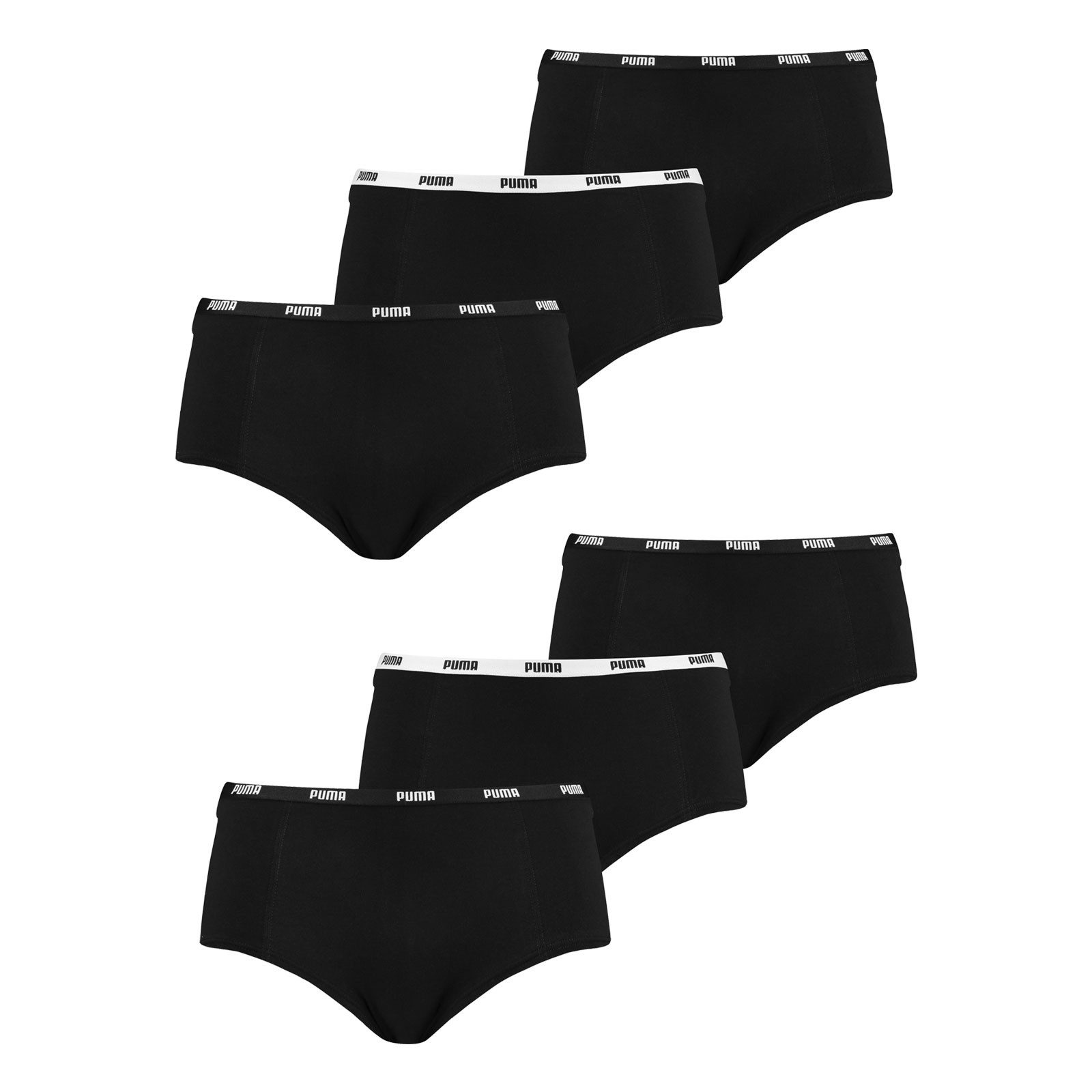 PUMA Panty Mini Shorts (6-St., 6er Pack) mit elastischem Bund günstig online kaufen