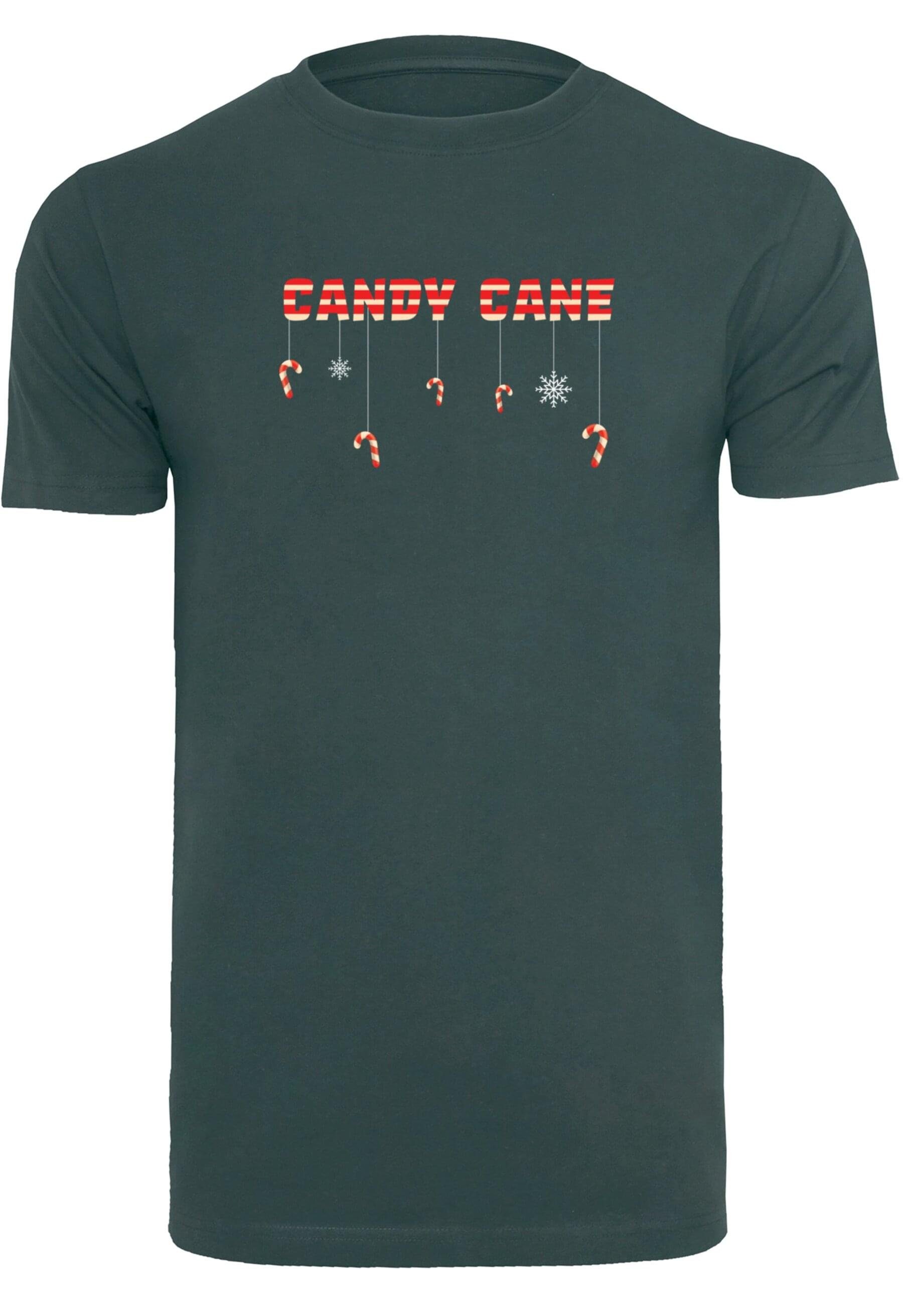 T-Shirt Herren Candy Neck Cane Round (1-tlg) bottlegreen T-Shirt Merchcode