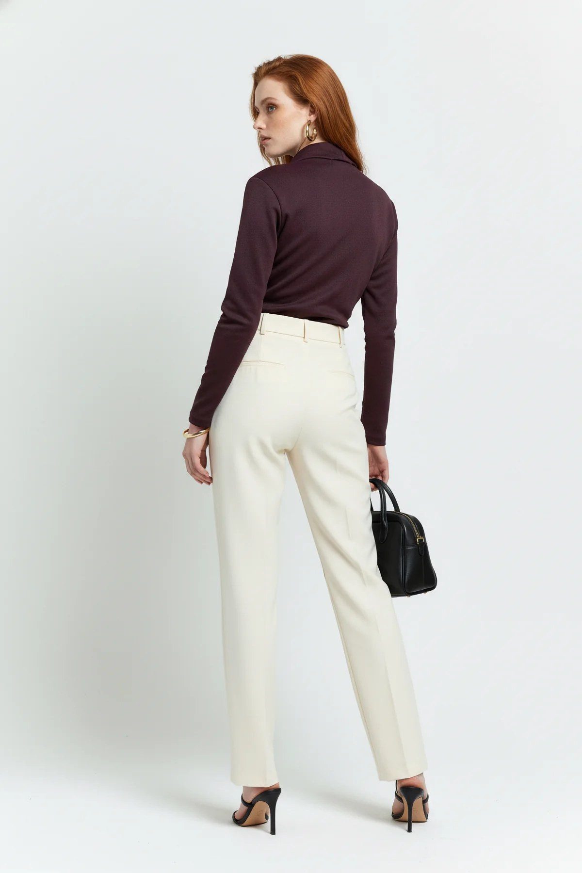 No Matter What Blusenbody Langarm Snap Bodysuit mit Kragen – Bild 5 von 5