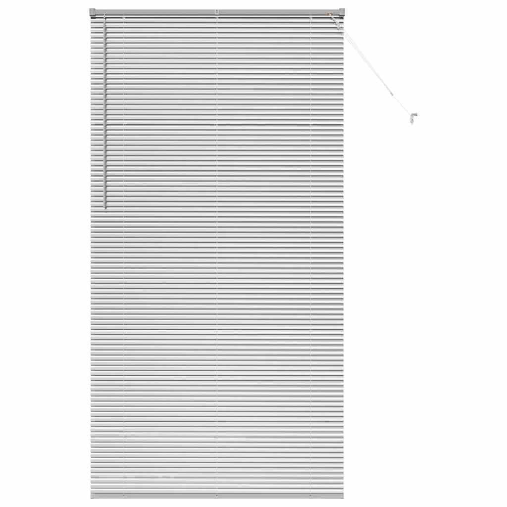 Rollo Balkenjalousien Silber 220 x 120 cm Aluminium, vidaXL