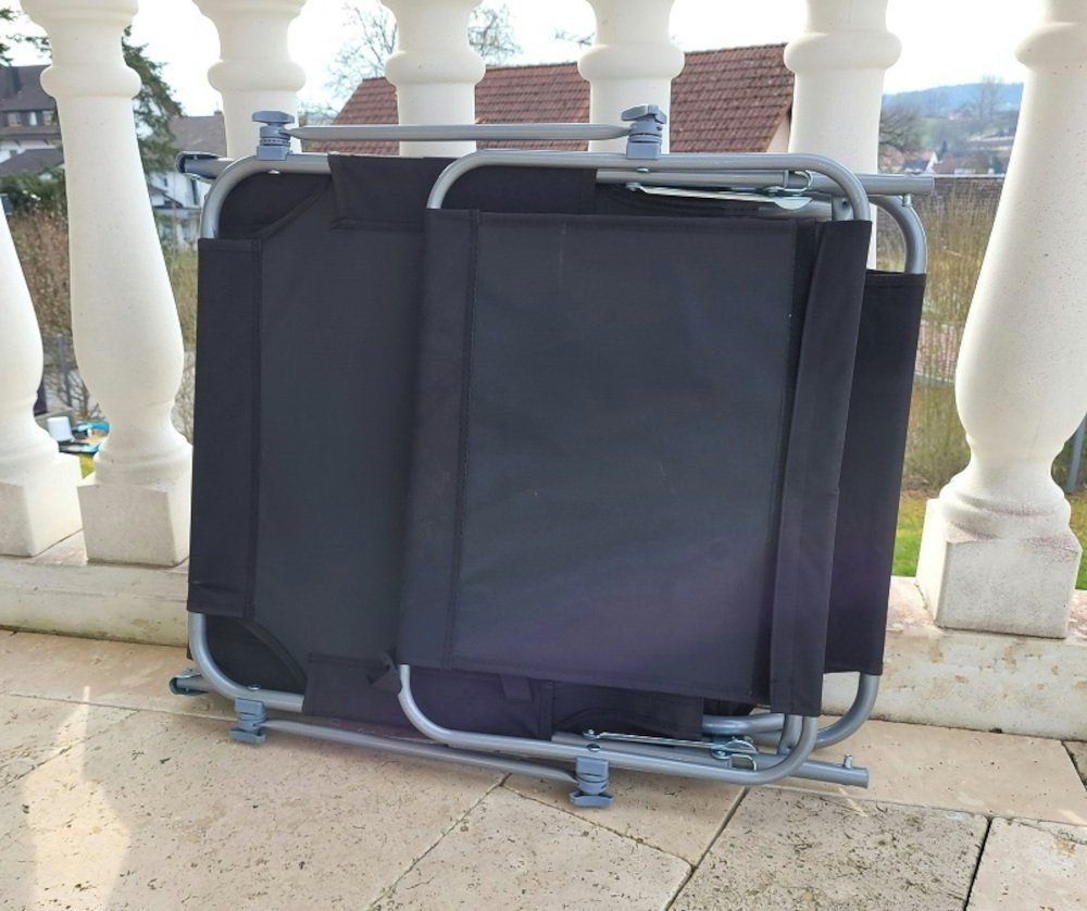 BruKa Gartenliege KRETA Sonnenliege Gartenliege Liegestuhl Relaxliege Strandliege Liege, 1 St.