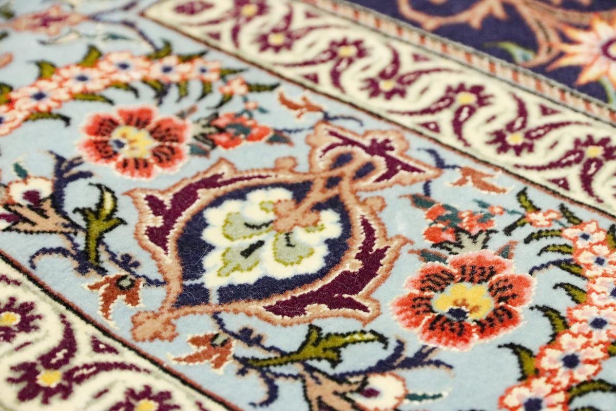 Orientteppich Isfahan Seidenkette 111x171 6 Handgeknüpfter Nain Trading, Orientteppich, rechteckig, mm Höhe