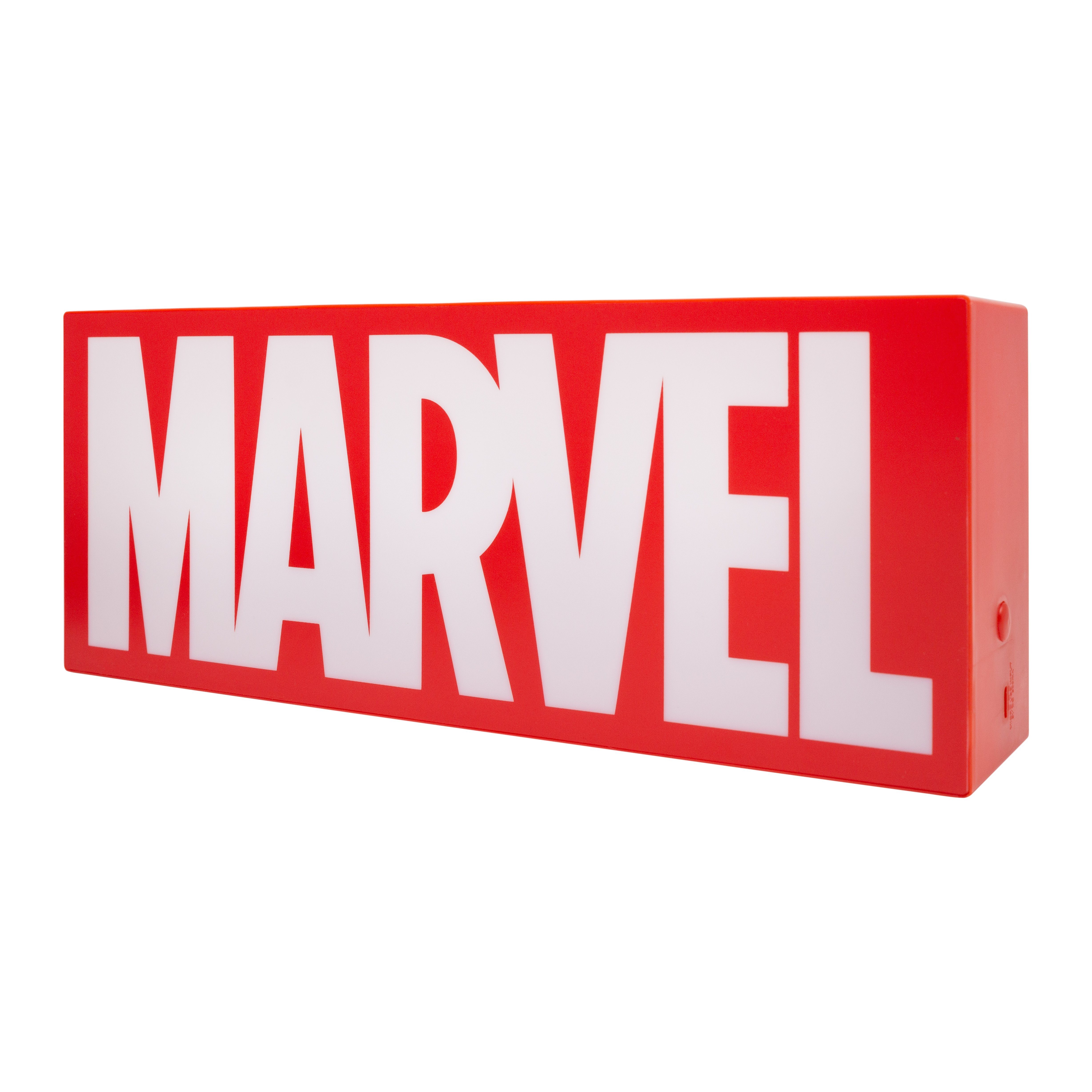 Die Zeit ist begrenzt Paladone LED Dekolicht Marvel Logo Leuchte